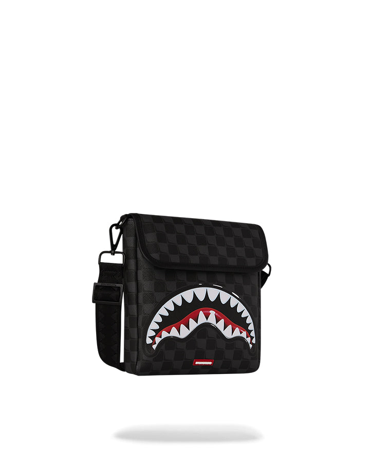 Sprayground Sharks In Paris Balloon Tracolla Media da Uomo – Nero - 910B8946NSZ