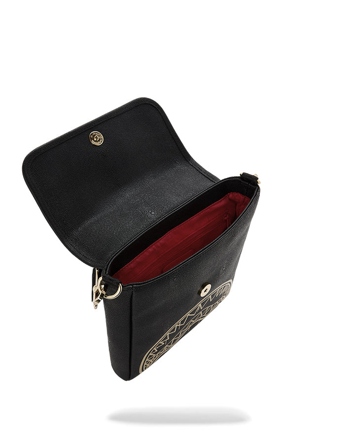 Sprayground That Gold Drap Messenger Marsupi da Uomo – Nero - 910B8975NSZ