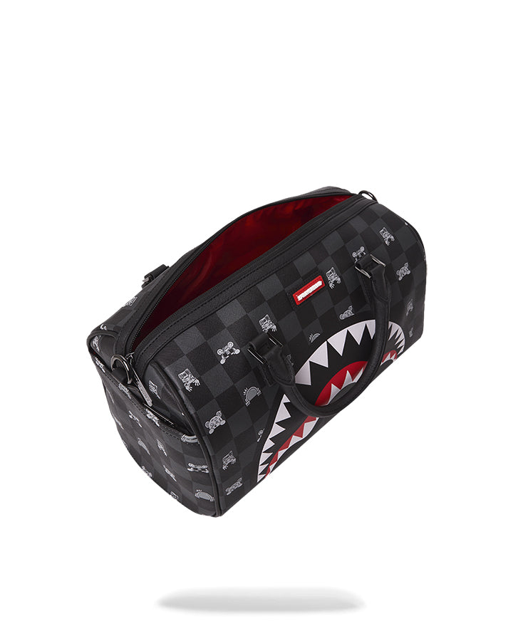 Sprayground Gray Peeking Character Spalla media da Uomo – Nero - 910D8911NSZ