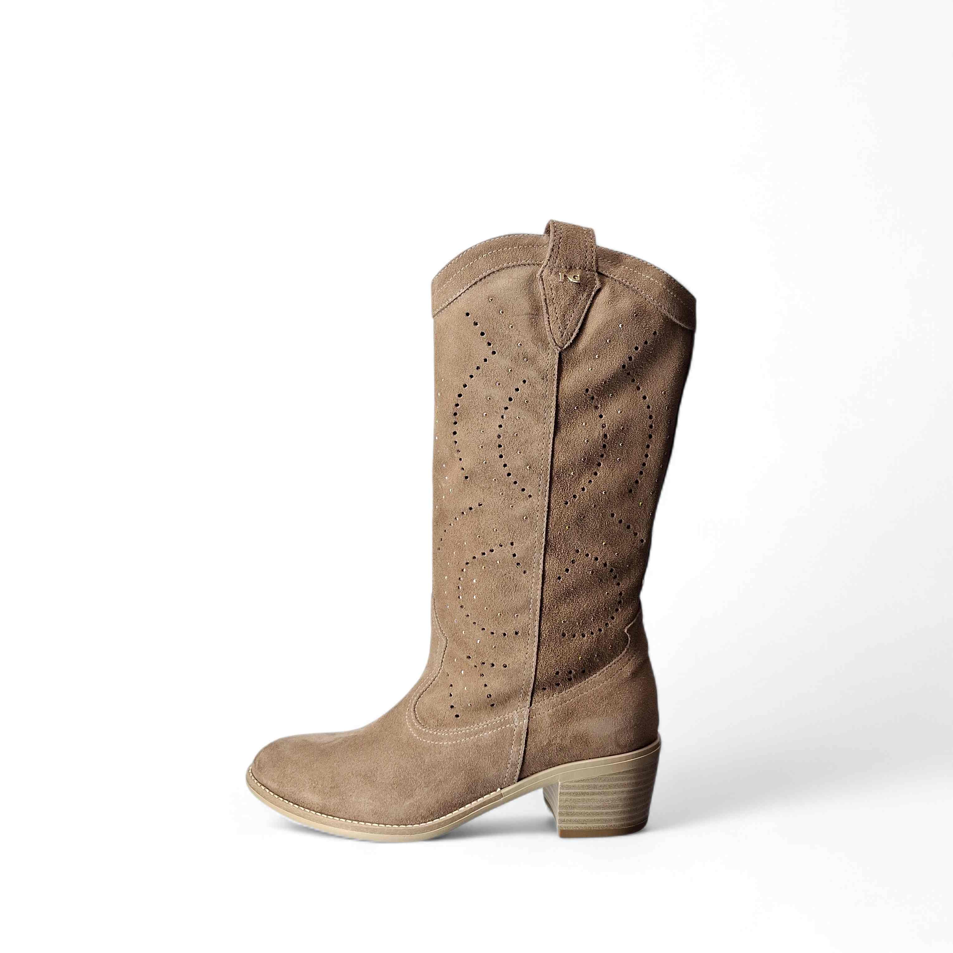 Nero Giardini Stivali Texani Nimue da Donna – Marrone