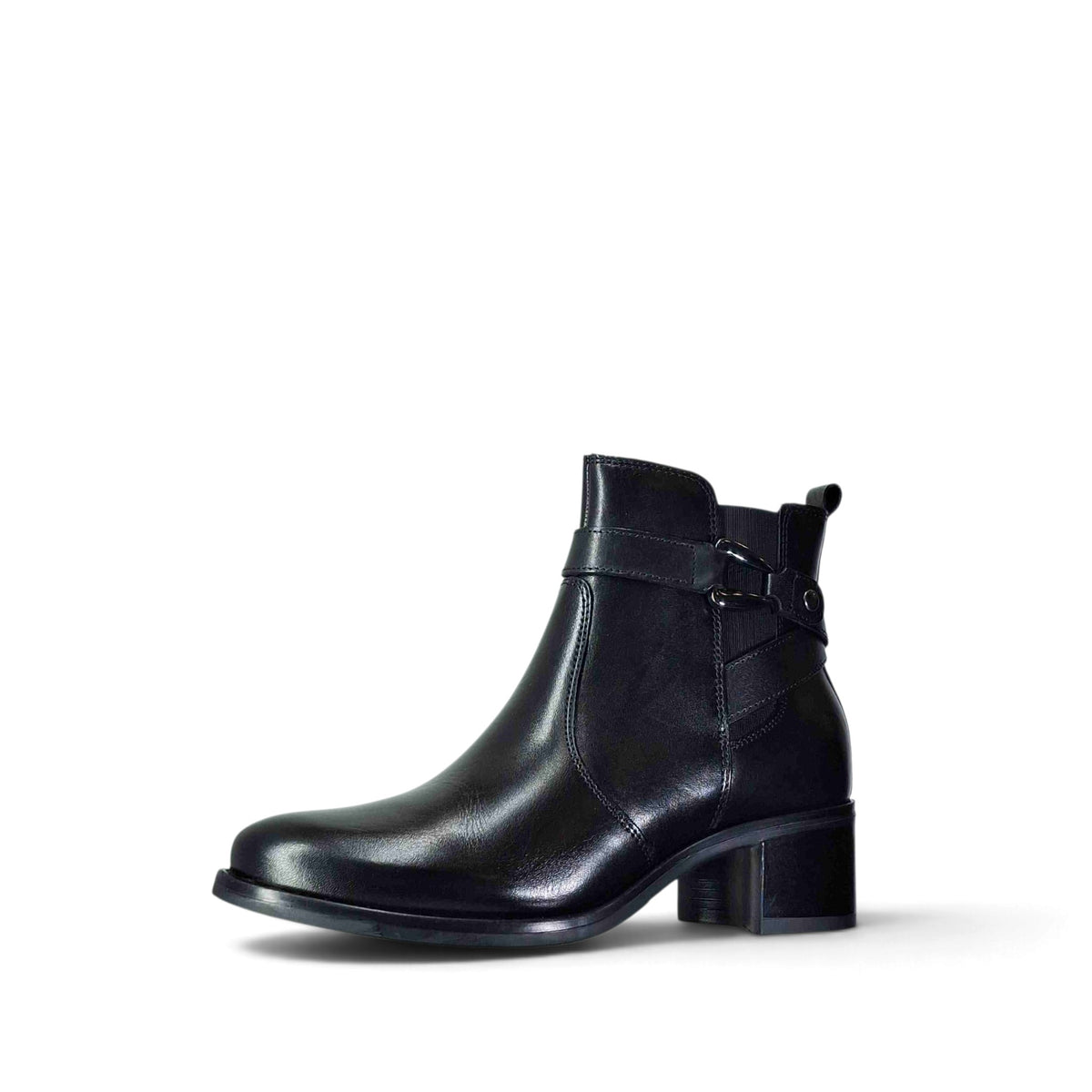 Cinzia Soft Vitello Nero Stivaletti Senza Stringhe da Donna – IS25162 002