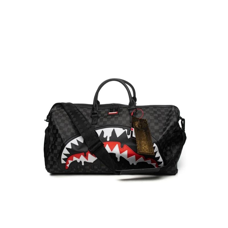 Sprayground Zaini Streetwear Dripping Sharks In Paris Duffl da Casual – Multicolor