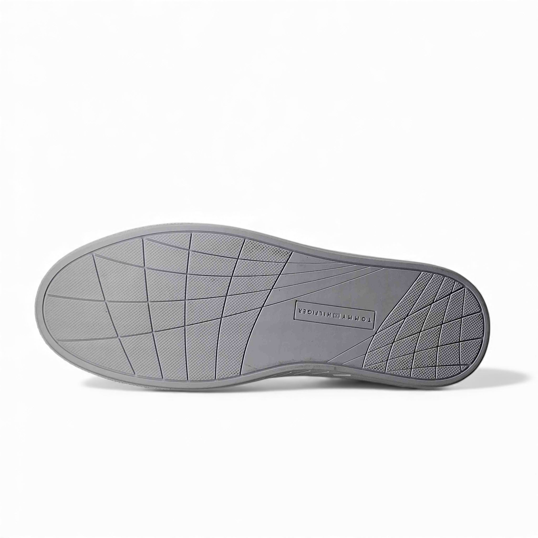 Tommy Hilfiger Sneakers Basse Icon Court Lth Flag Ess da Uomo – Bianco