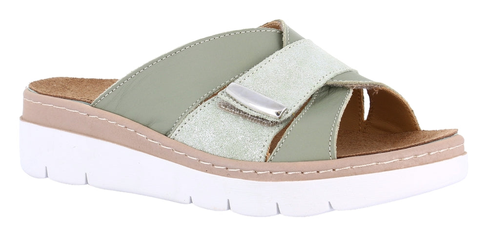 Grunland Ciabatte con Zeppa Ce da Donna – Verde