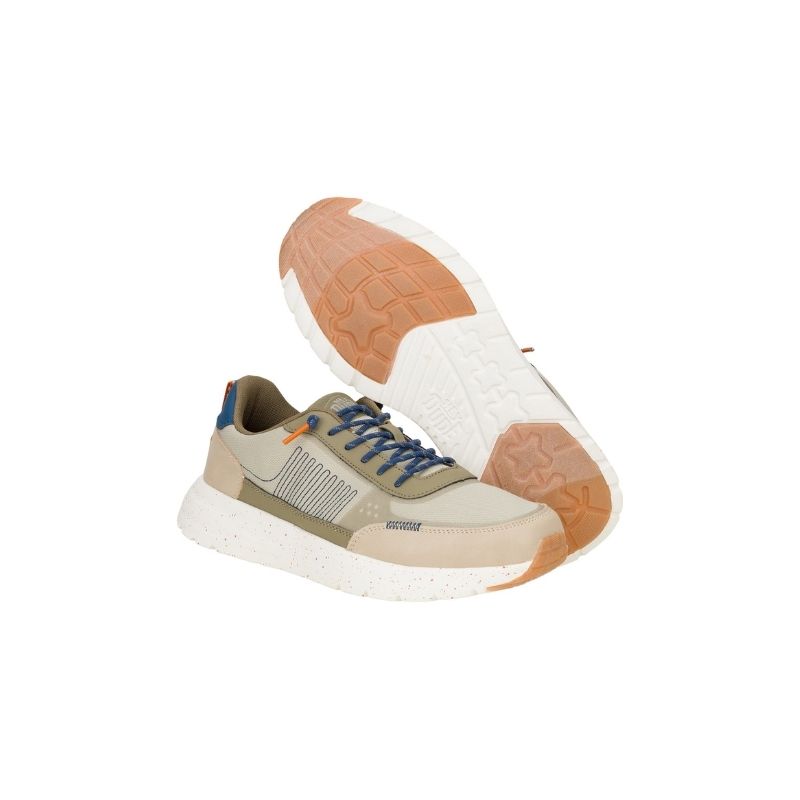 Dude Sneakers Basse Sirocco Alta Leisure da Uomo – Grigio
