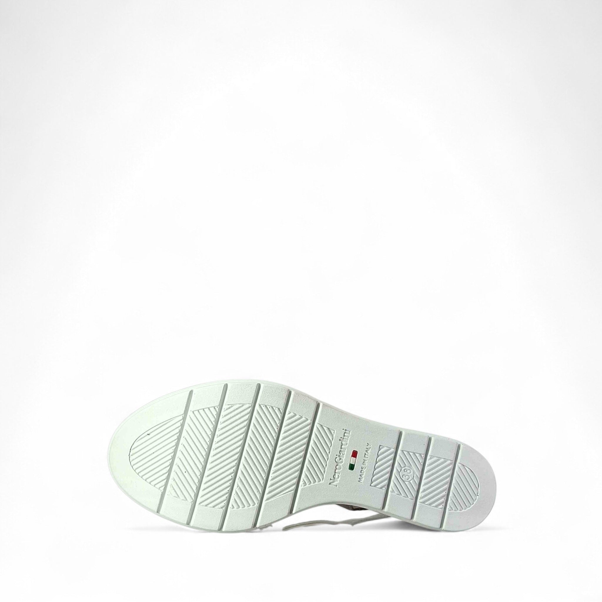 Nero Giardini Gloria Sandali con Zeppa da Donna – Bianco - E615962 D 707