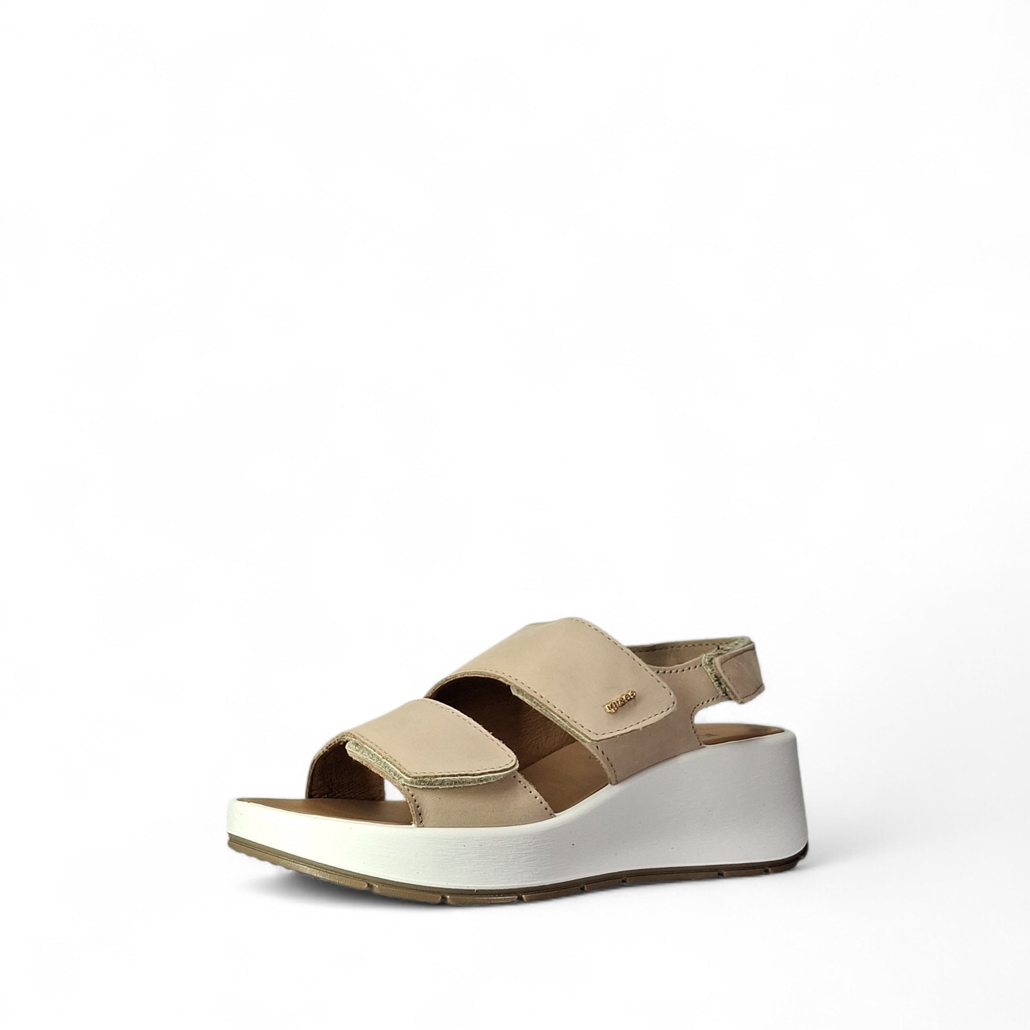 Igi&Co Giulia Sandali con Zeppa da Donna – Beige - 1163322