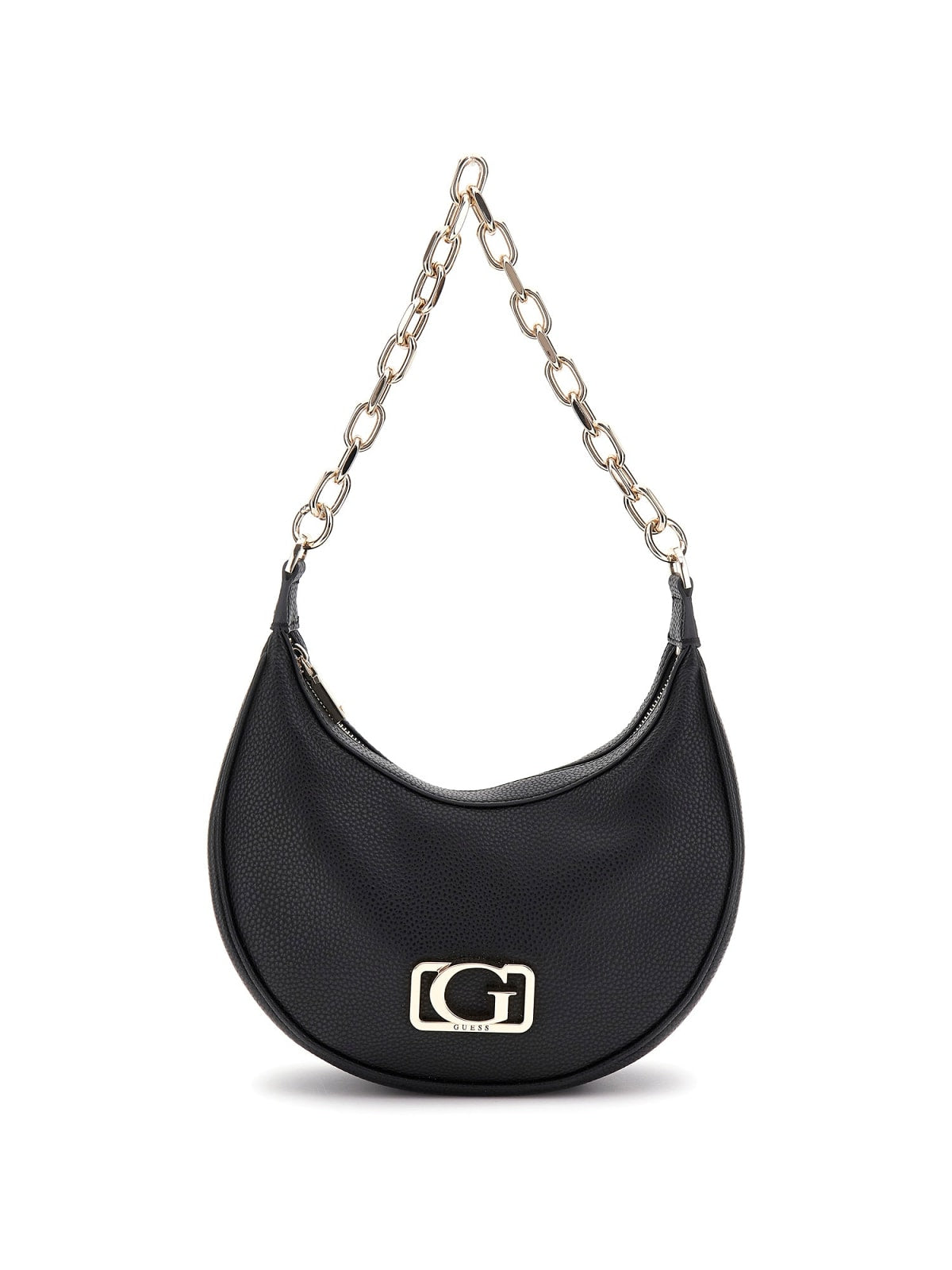 Guess Shopping Strutturate Circe Hobo Shoulder Bag da Donna – Nero