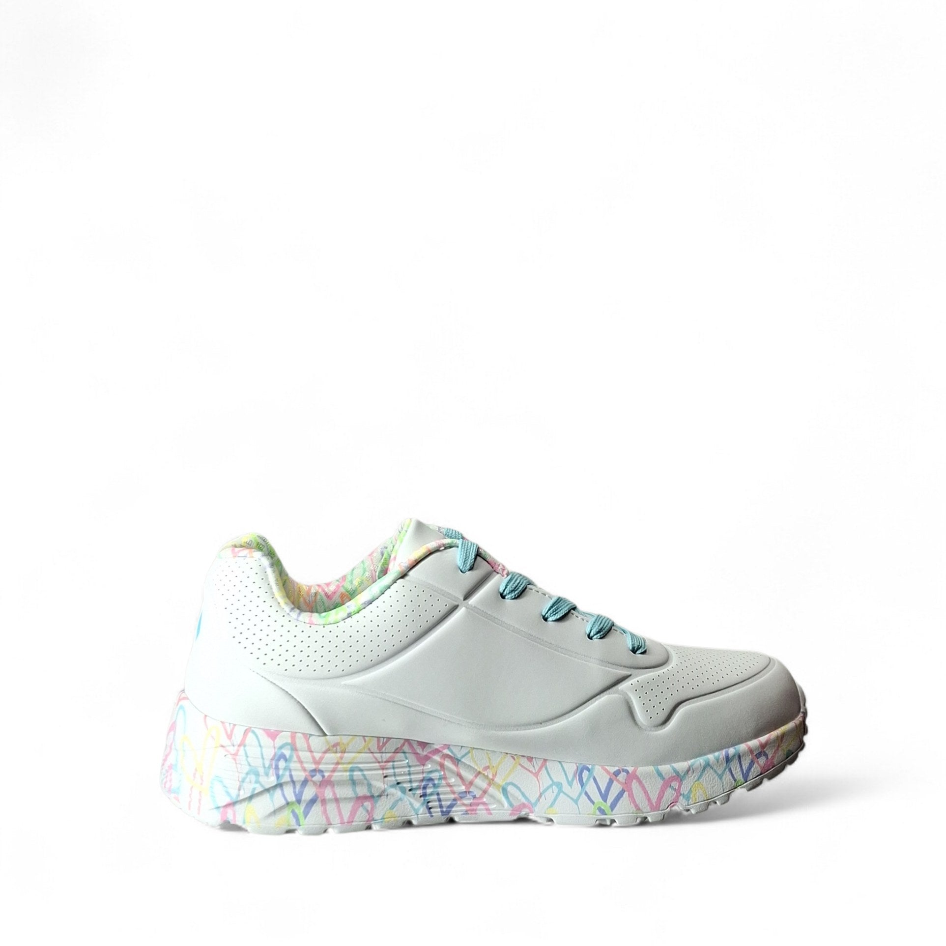 Skechers Uno Lite Sneakers Basse da Donna – Bianco - 314976L WPTQ