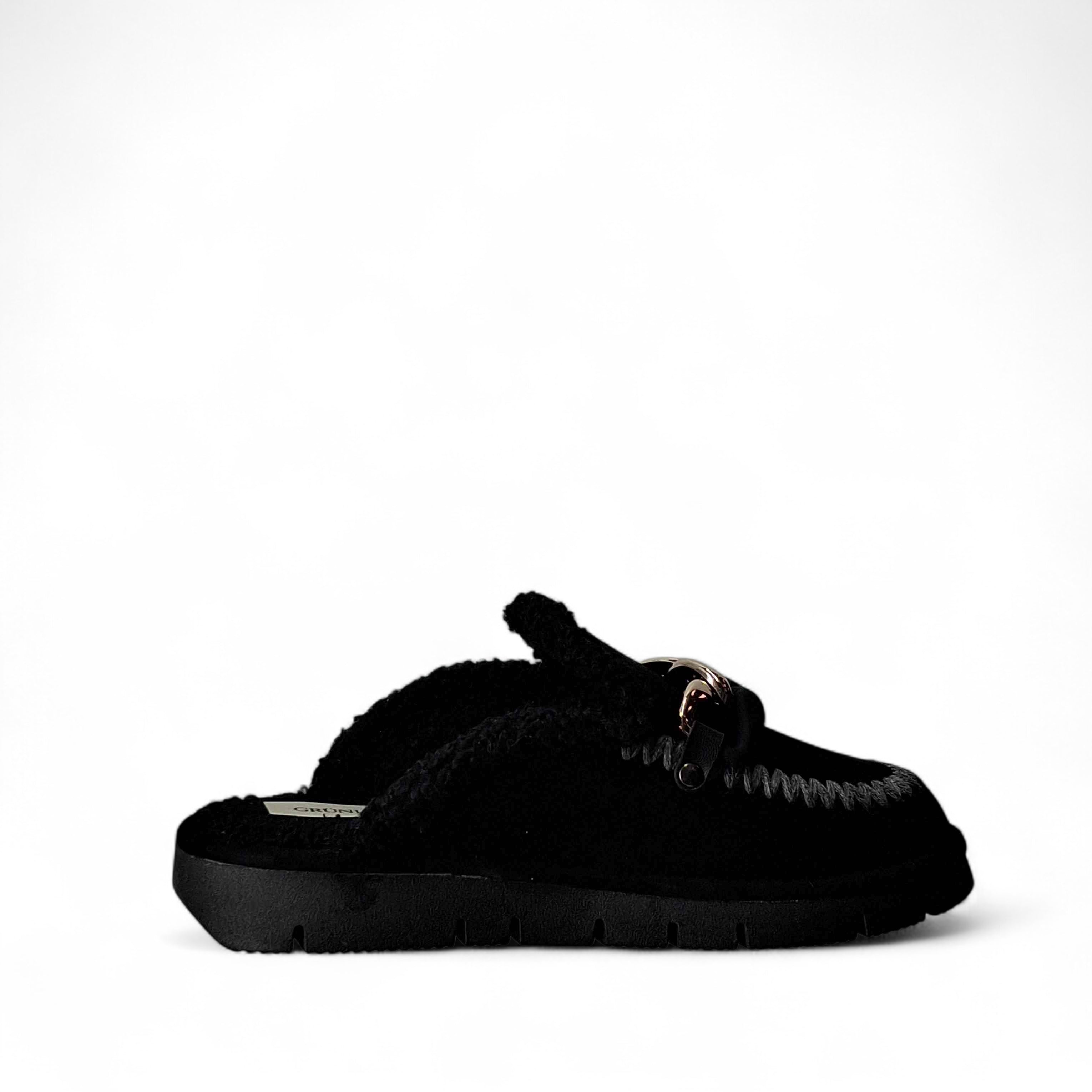 Grunland Pantofole Chiuse Ci da Donna – Nero