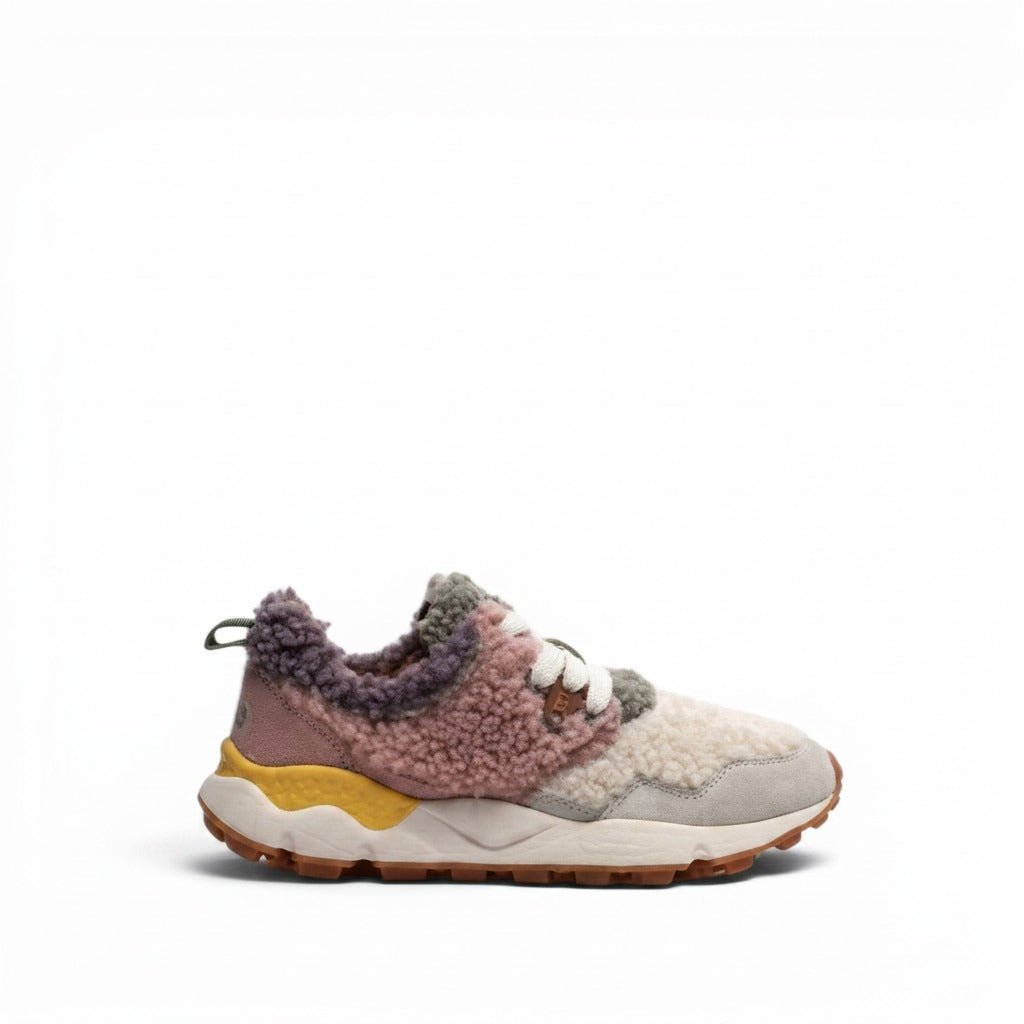 Flower Mountain Pampas Woman Teddy Suede/Teddy Sneakers Basse da Donna – 1B84