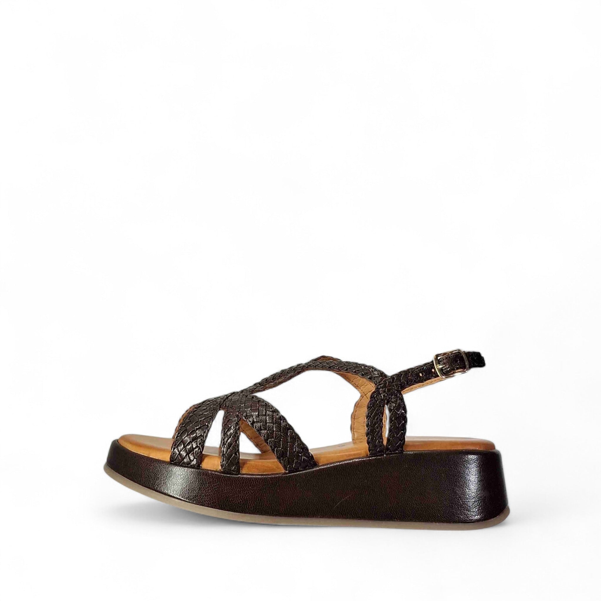 Kammi Karin Sandali Con Zeppa da Donna – MOON22K BROWN