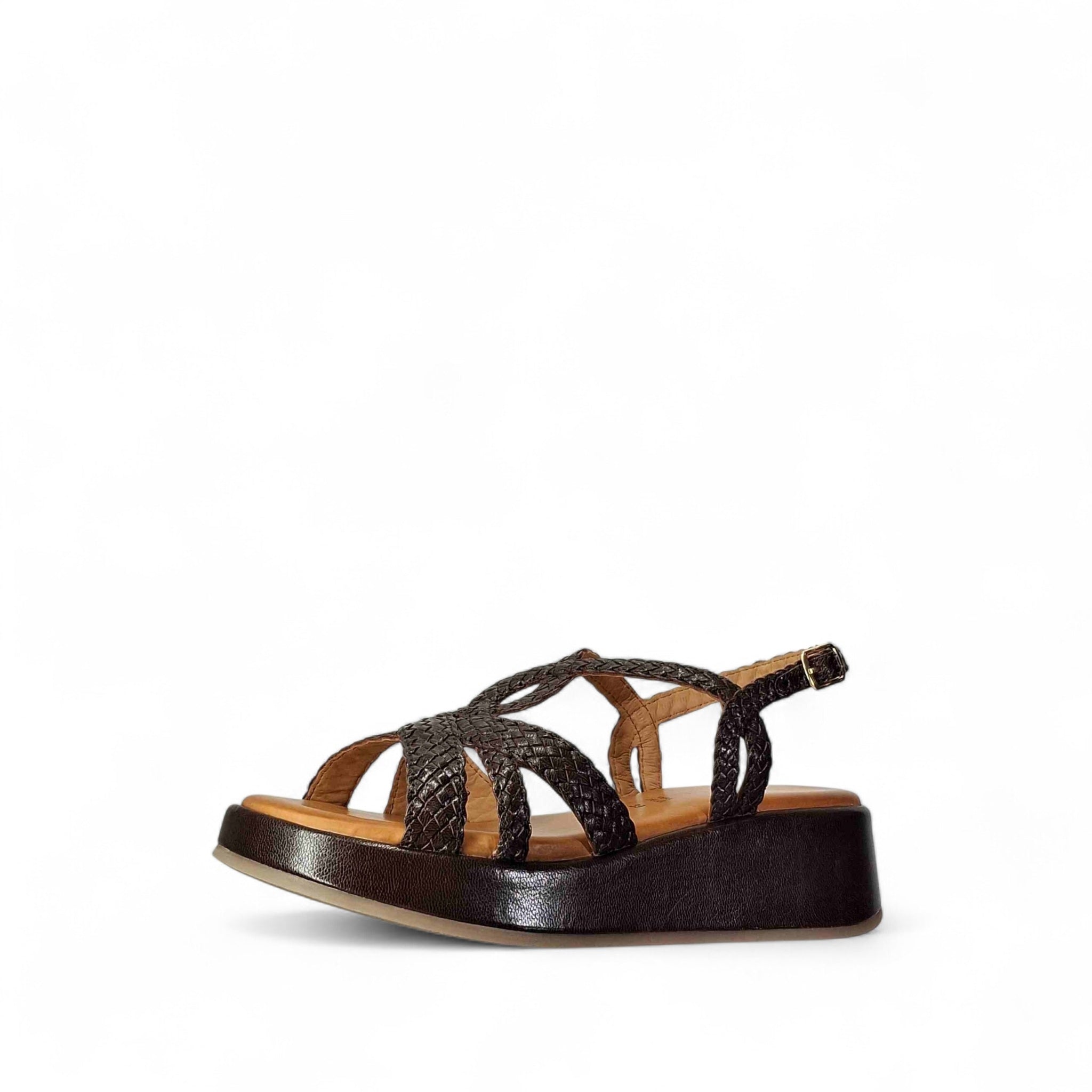 Kammi Karin Sandali Con Zeppa da Donna – MOON22K BROWN