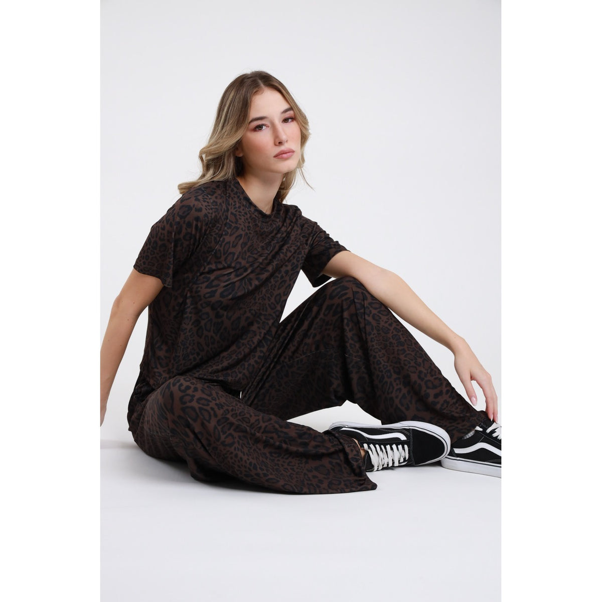 Susimix Pantalone maculato Pantaloni da Donna – P1294IDFA181 MORO