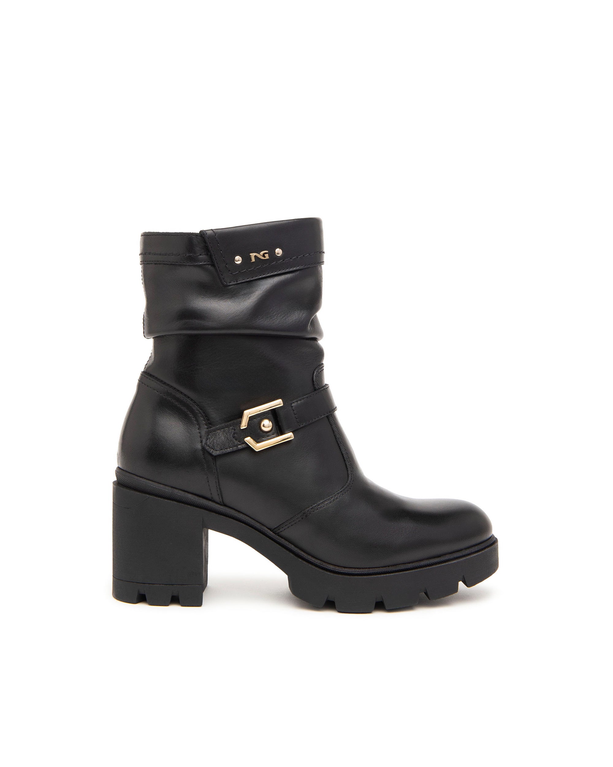 Nero Giardini Stivaletti con Tacco da Donna – Nero