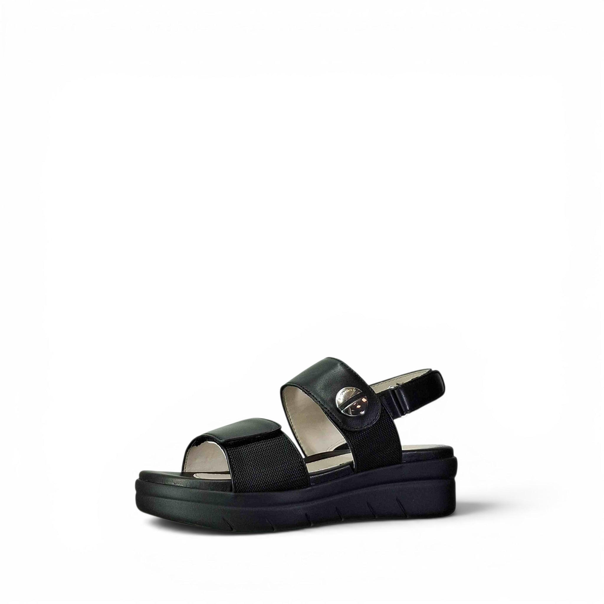 Stonefly Aqua Iii 12 Nappa Sandali Con Zeppa da Donna – 216158