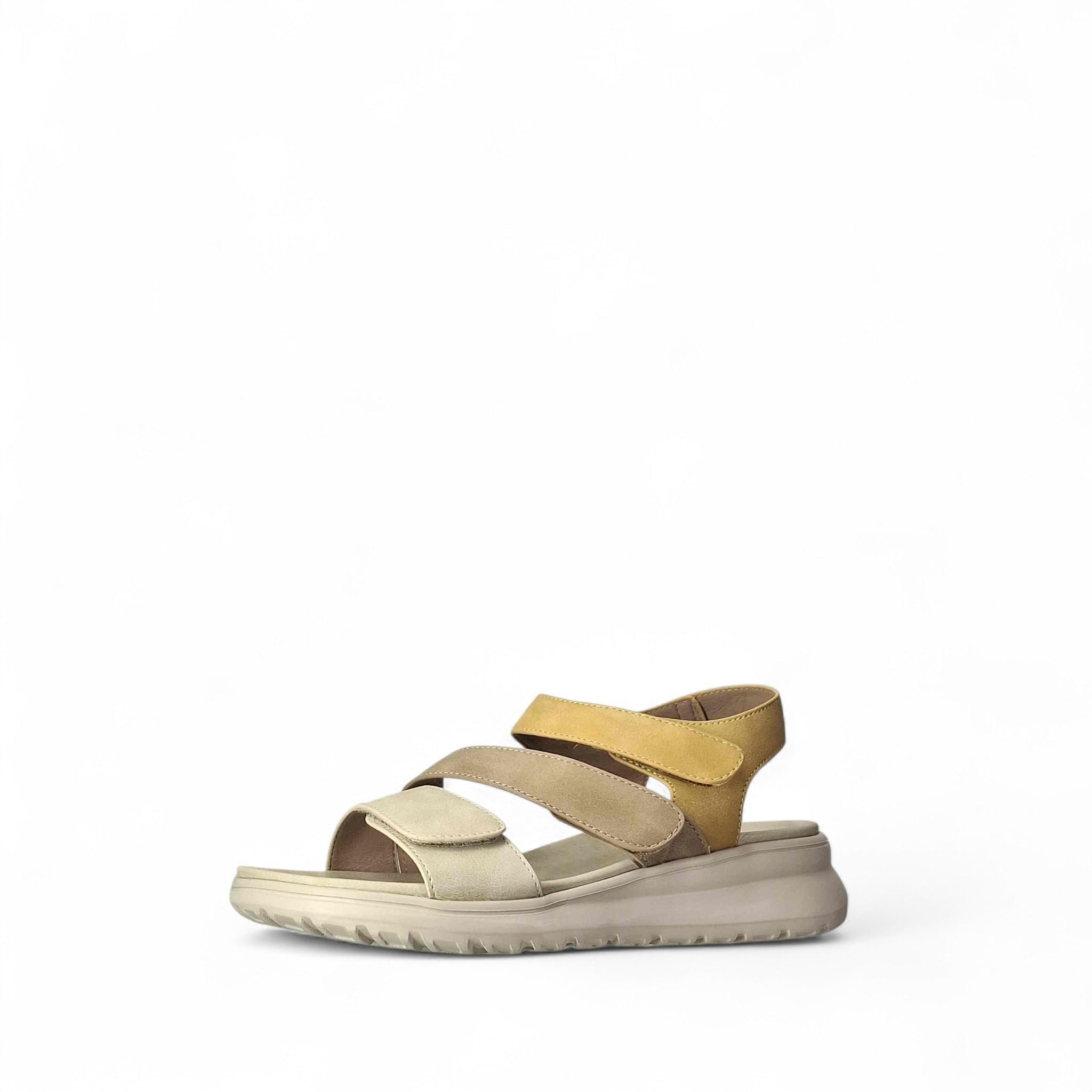 Kammi Vanessa Sandali con Zeppa da Donna – Beige - PERCHING
