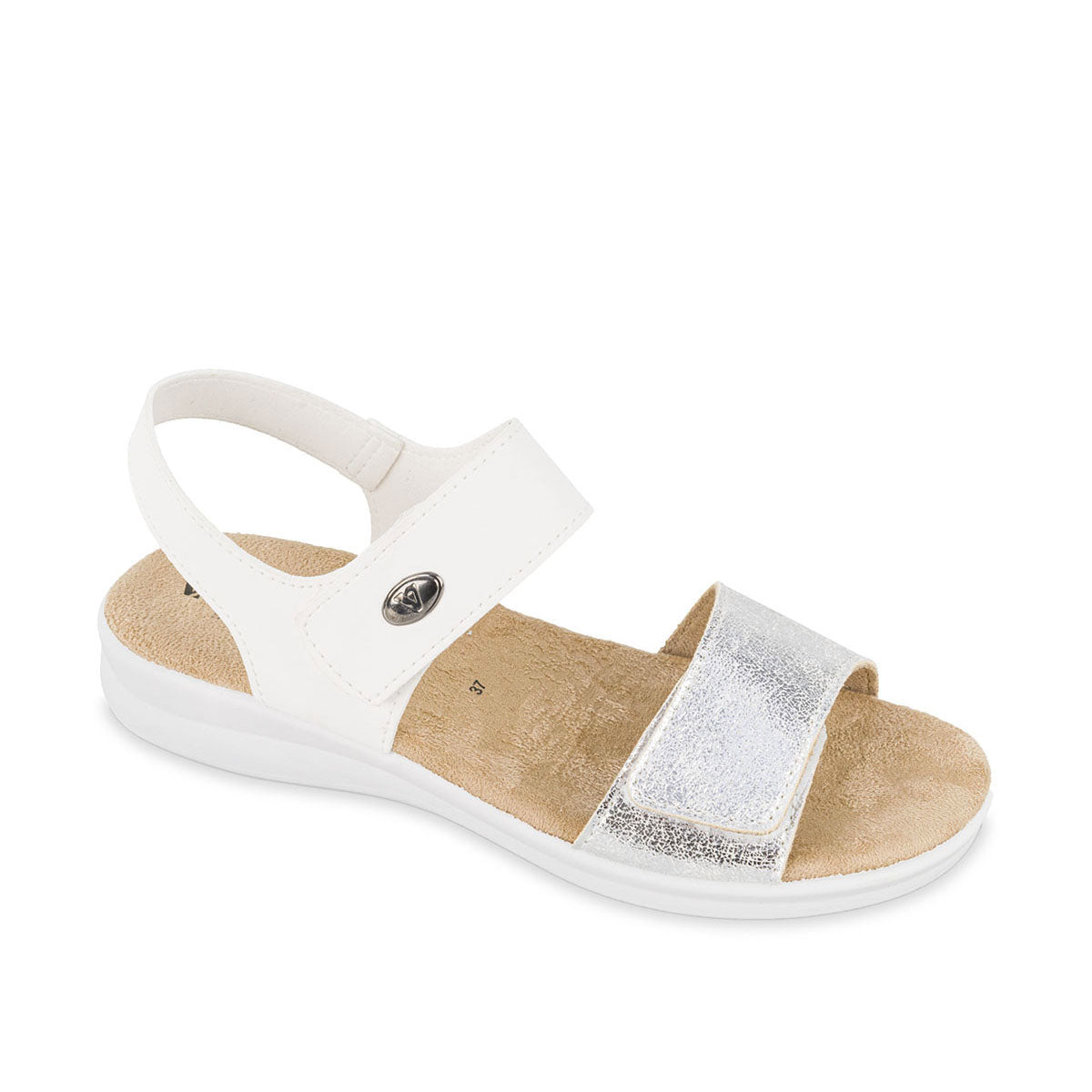 Valleverde Sandali Bassi da Donna – Argento