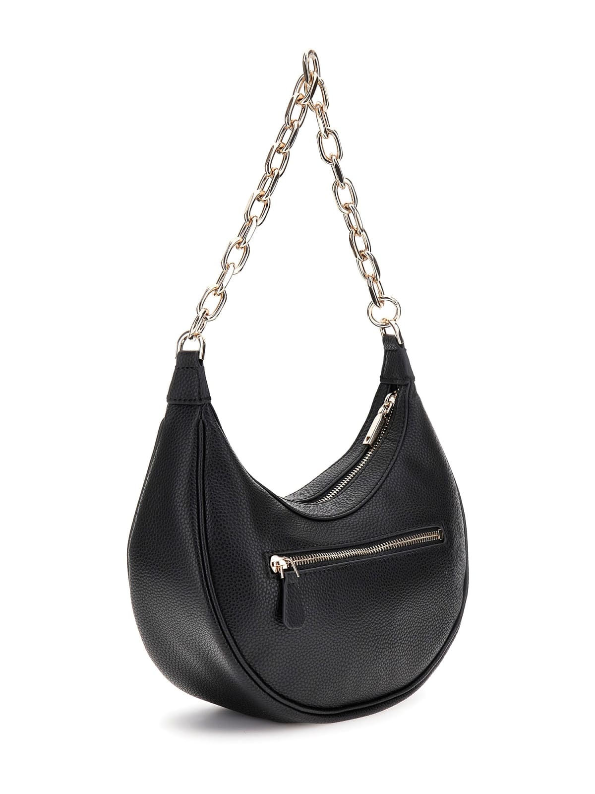 Guess Shopping Strutturate Circe Hobo Shoulder Bag da Donna – Nero