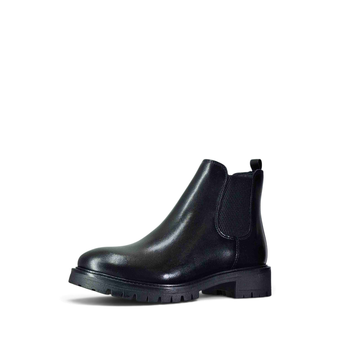 Cinzia Soft Vitello Nero Stivaletti Senza Stringhe da Donna – IS232106V 002