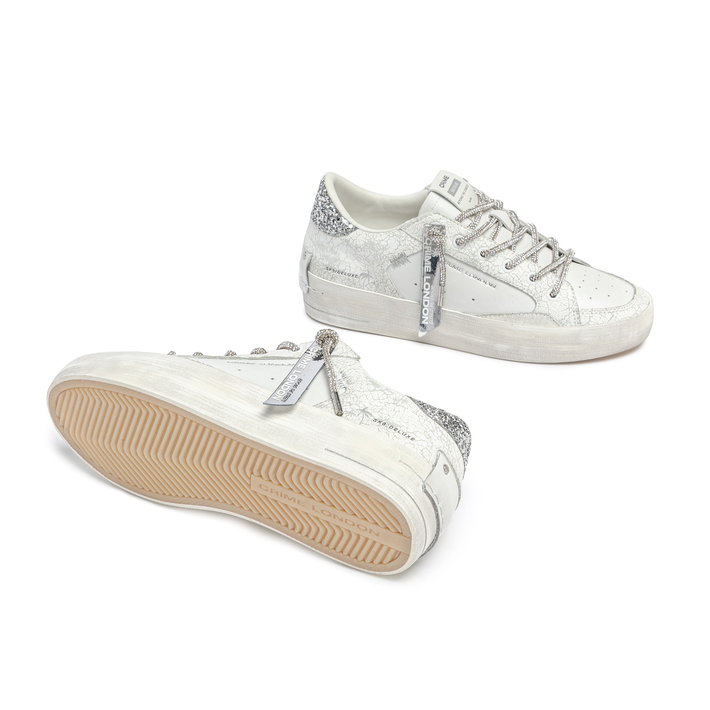 Crime London Sneakers Basse da Donna – Bianco