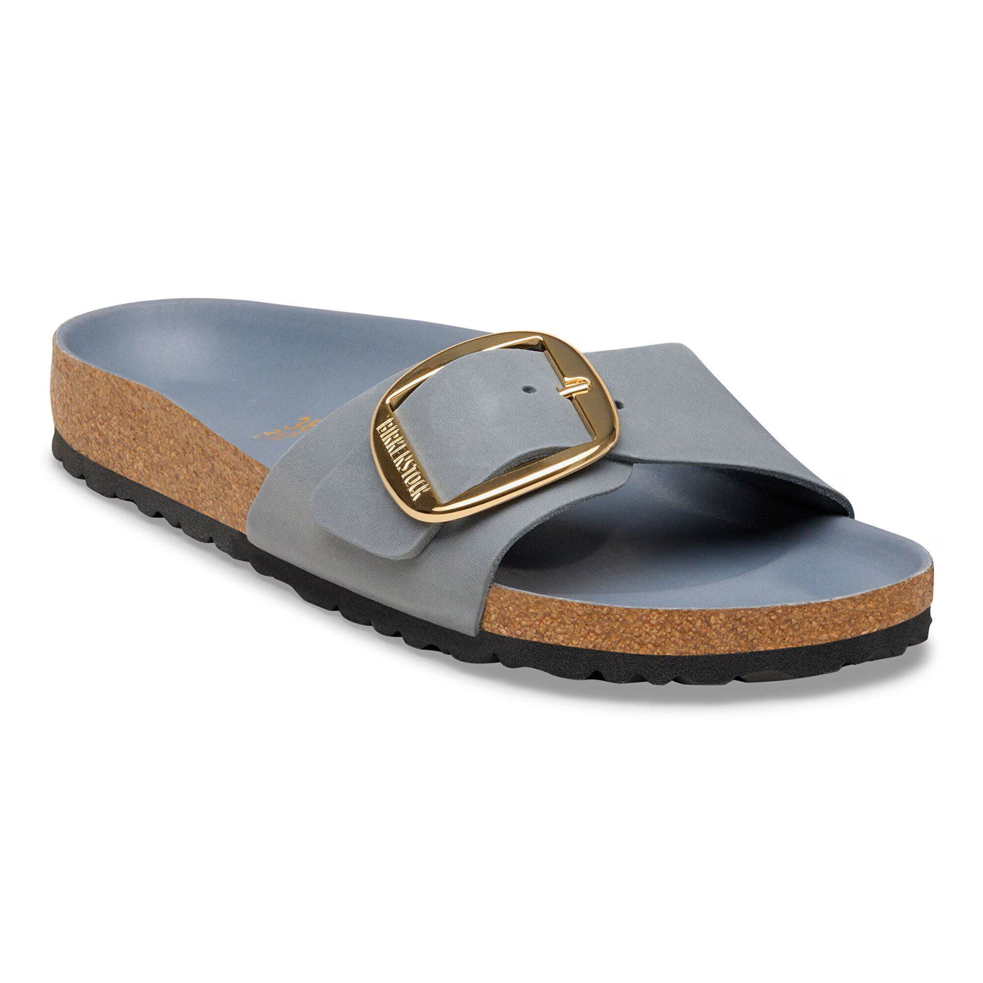 Birkenstock Madrid Ciabatte Basse Unisex – Grigio - MADRID1032090