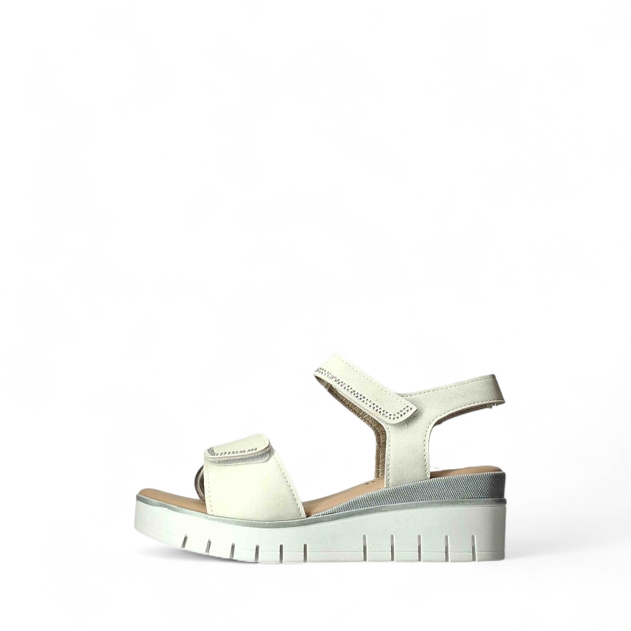 GiuliaLei Sandalo A Zeppa Sandali con Zeppa da Donna – Beige - GL443