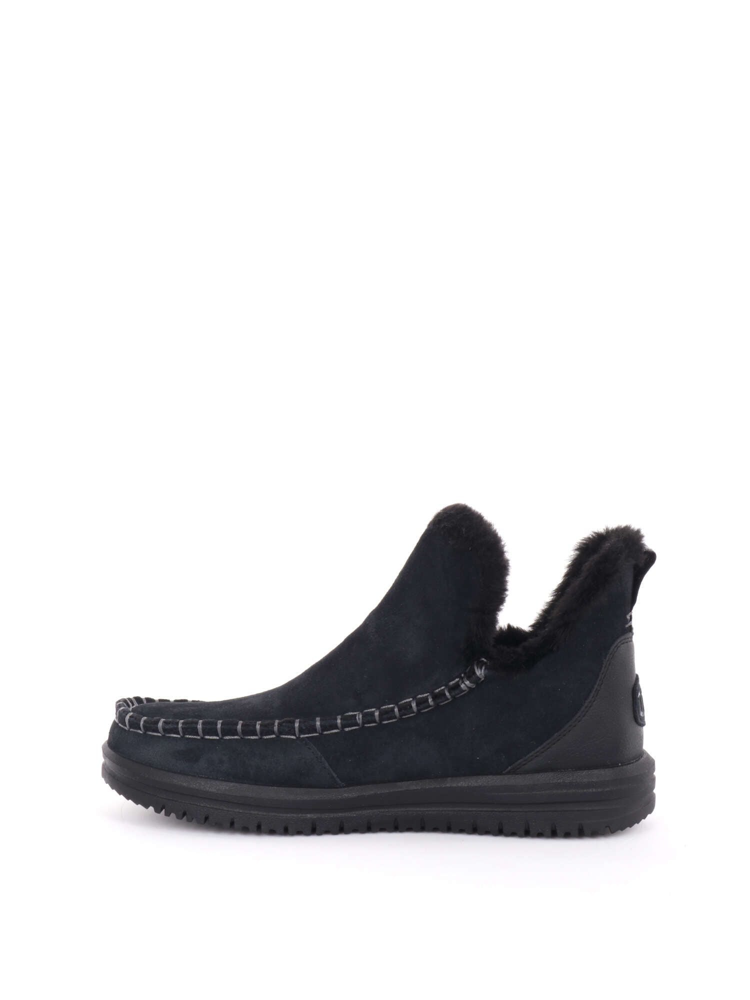 Dude Stivaletti con Pelo Camden Suede da Donna – Nero