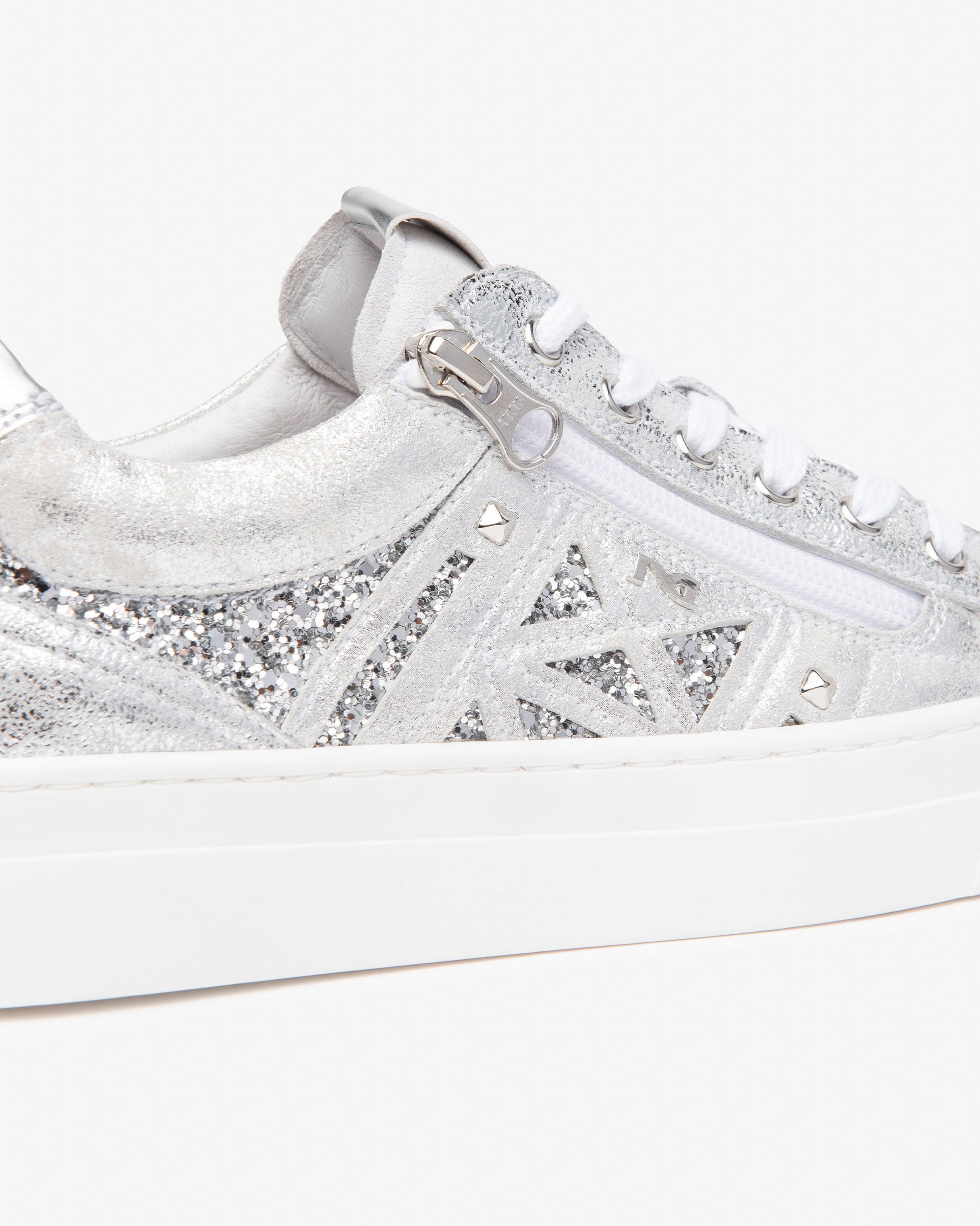 Nero Giardini Sneakers Basse da Donna – Argento