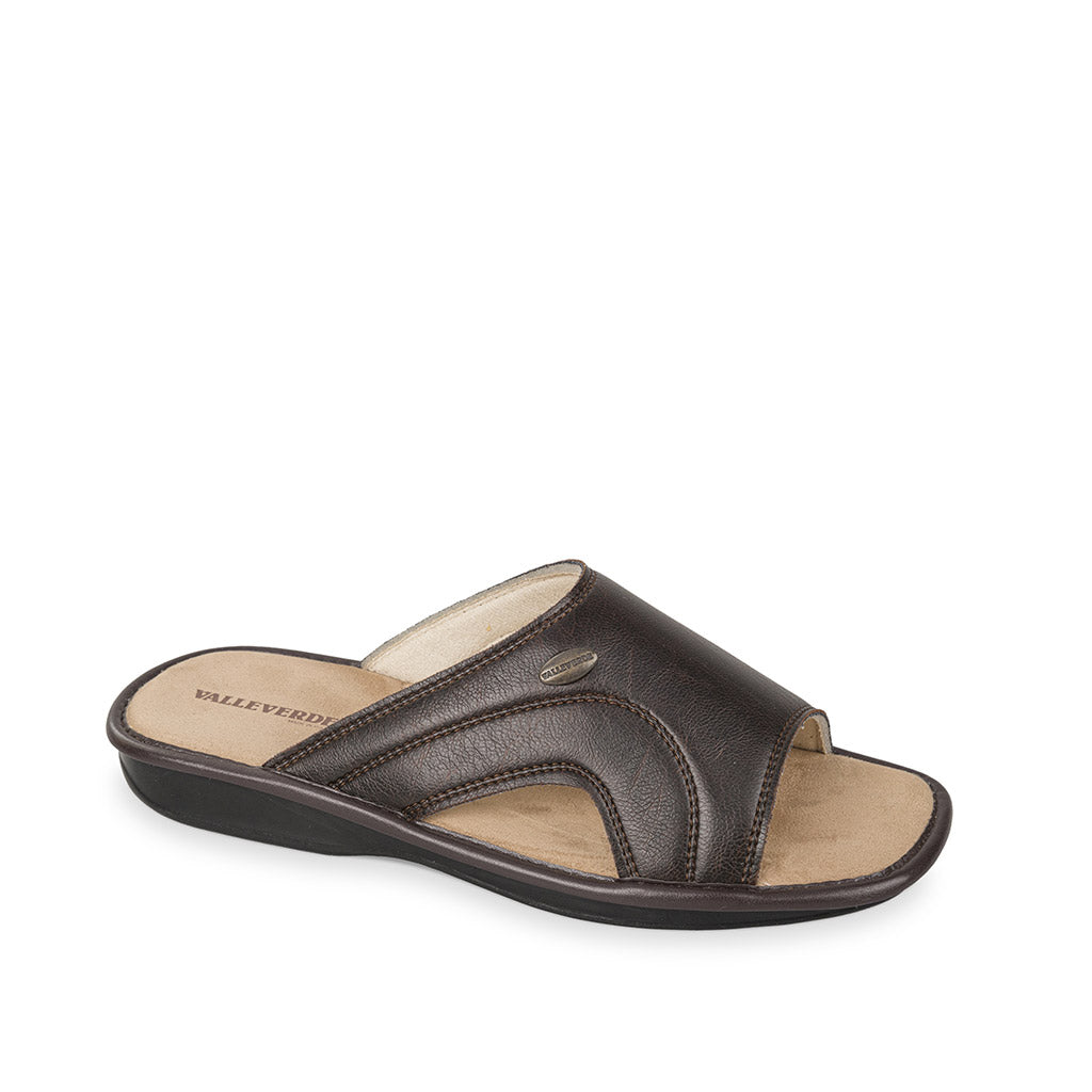 Valleverde Ciabatte Basse da Uomo – Marrone