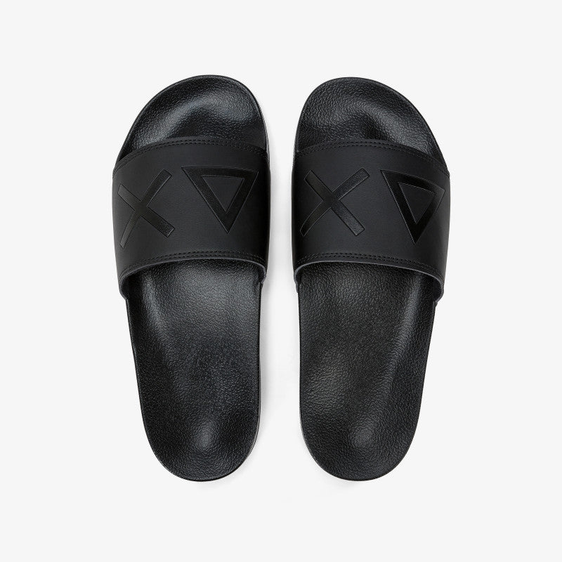 Sun68 Ciabatte in Gomma Slippers Logo da Uomo – Arancione