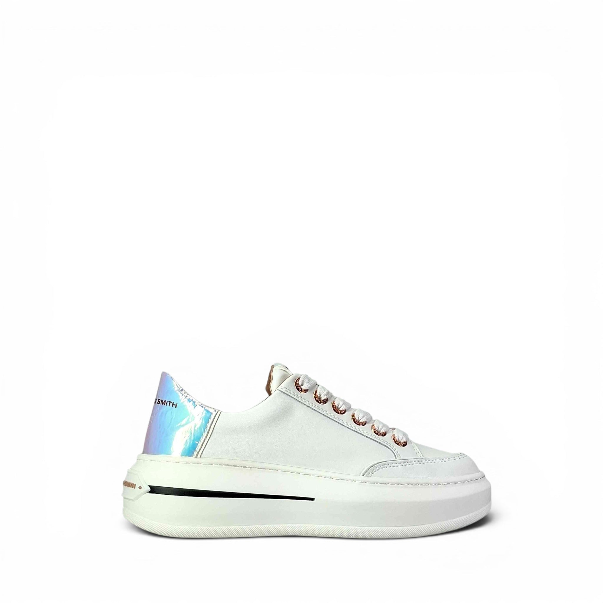 Alexander Smith Lancaster Woman White Iride Sneakers Basse da Donna – ASBBLSW 1896 WRI