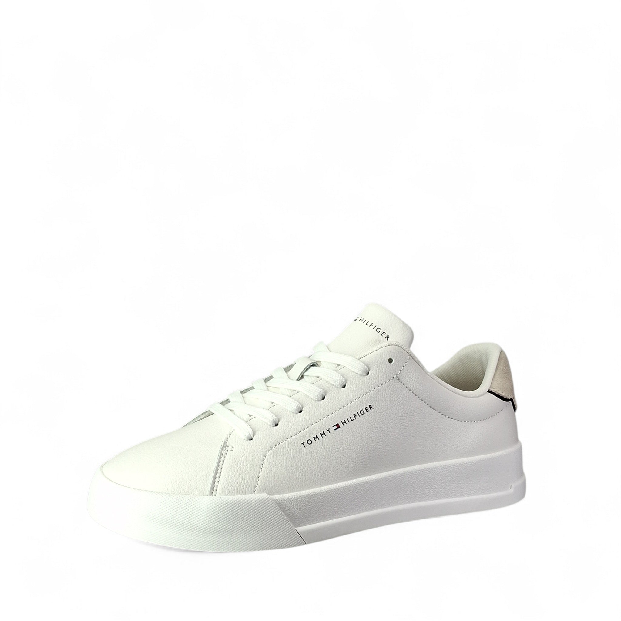 Tommy Hilfiger Th Court Lth Detail Ess Sneakers Basse da Uomo – Multicolor - FM0FM053670LE