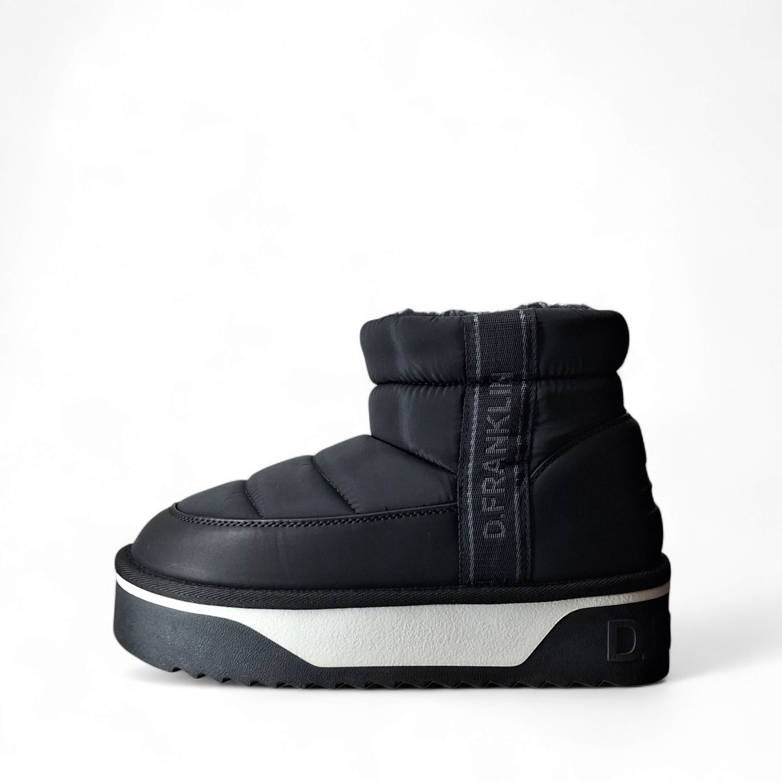 D.Franklin Stivaletti con Pelo da Donna – Nero