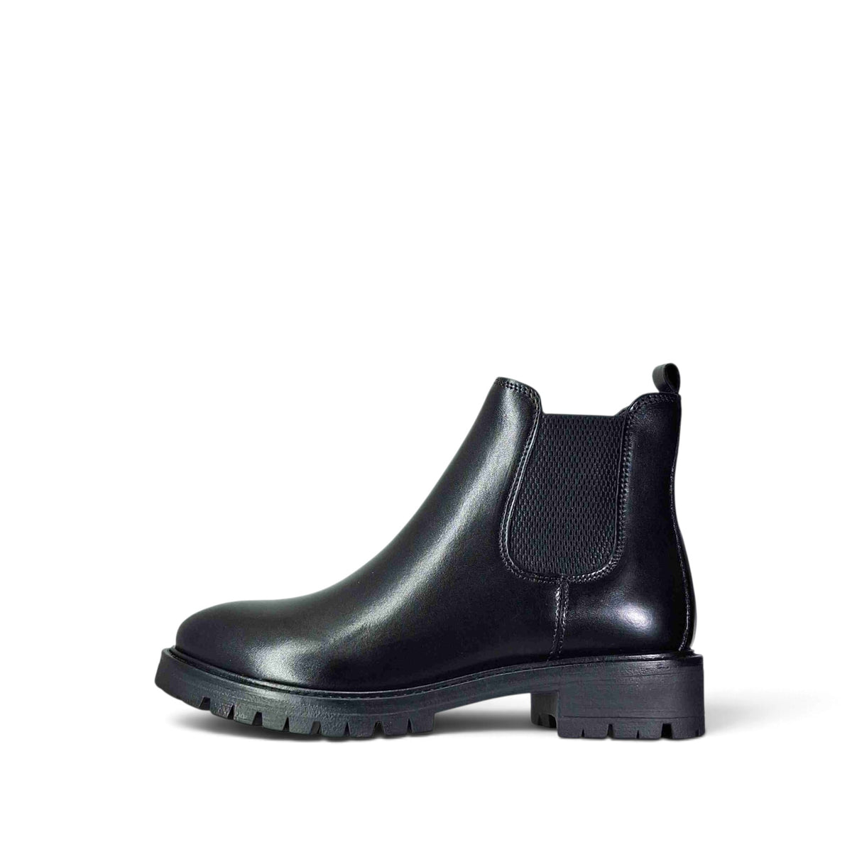 Cinzia Soft Vitello Nero Stivaletti Senza Stringhe da Donna – IS232106V 002