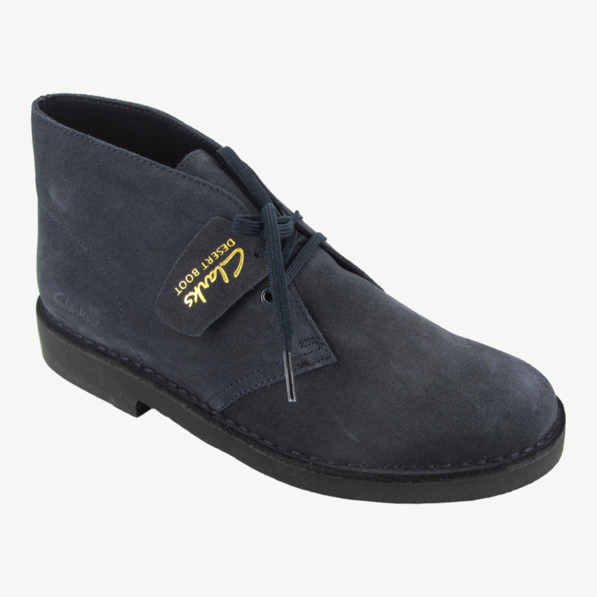 Clarks Stivaletti Stringati Desert Boot da Uomo – Blu