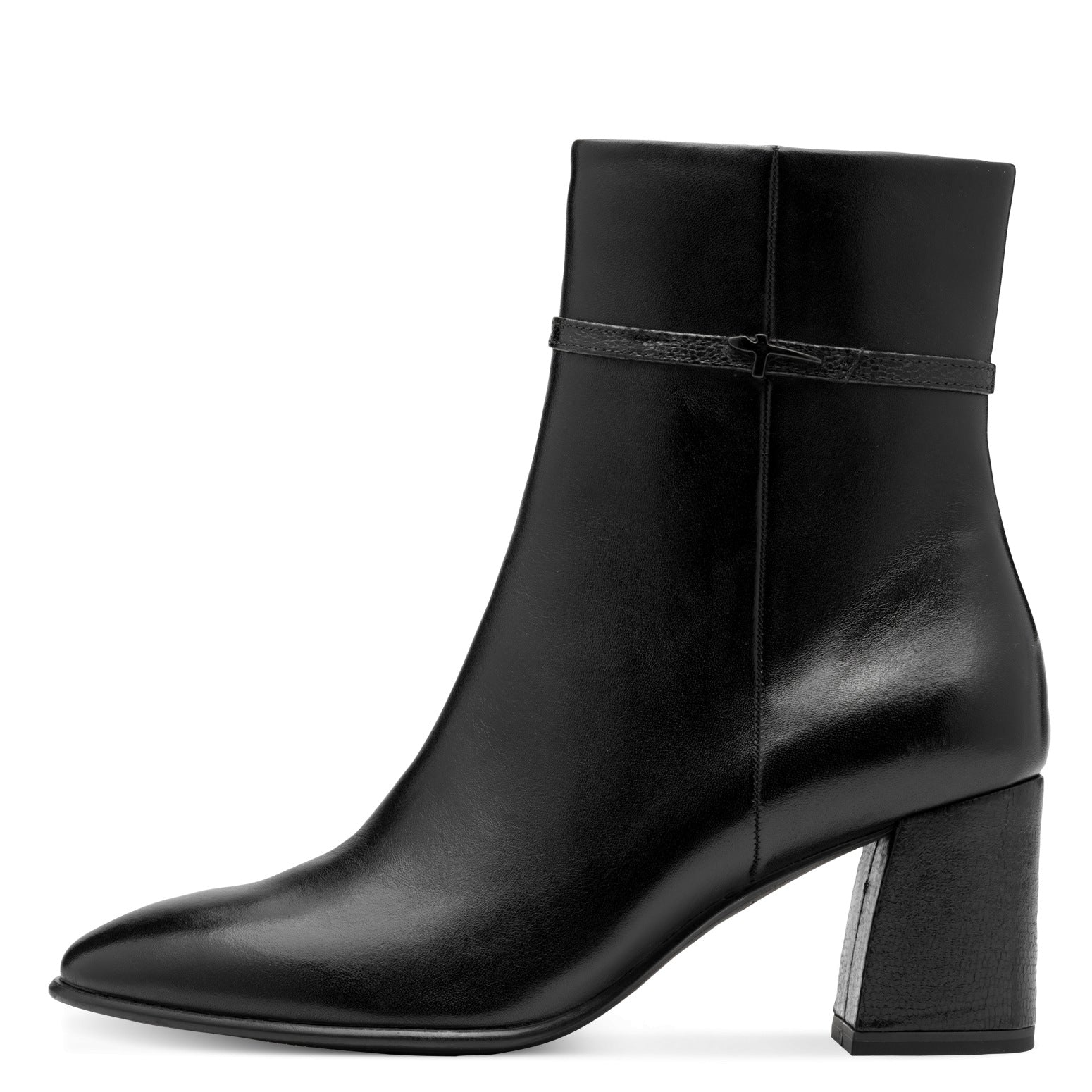 Tamaris Stivaletti a Punta con Tacco da Donna – Nero - 1-25336-43-098
