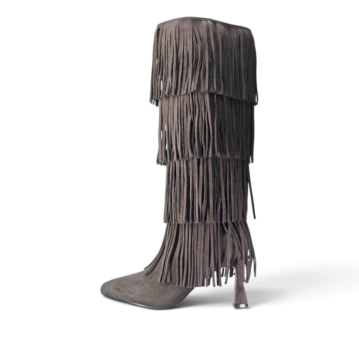 Kammi Frangia Stivali con tacco da Donna – 3589 TDM