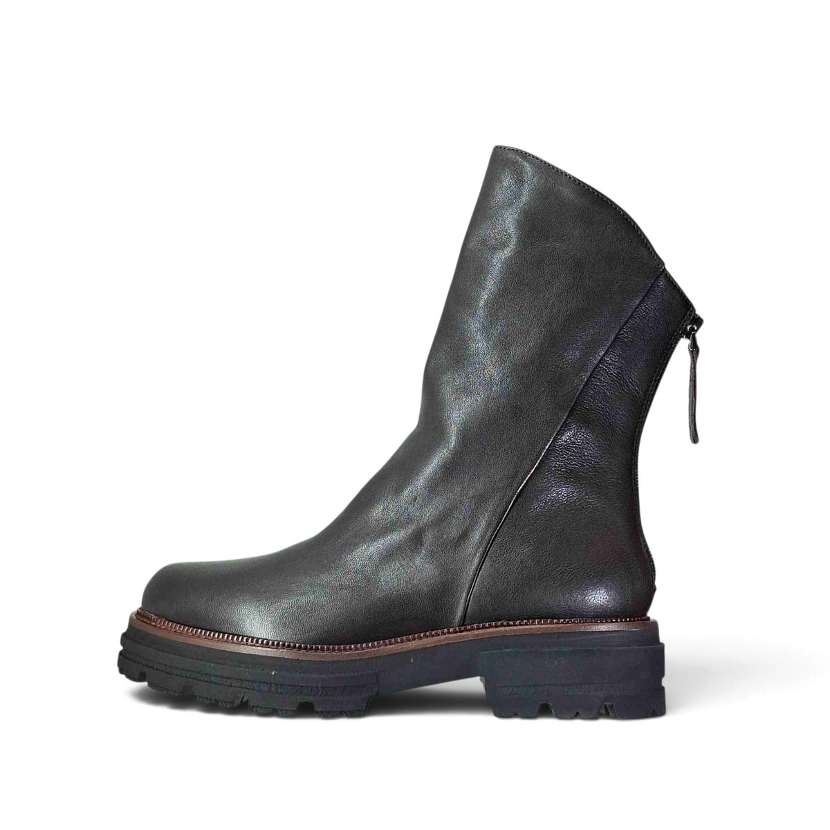 Mat 20 3270 West Caffe Stivaletti Senza Stringhe da Donna – 3270 WEST CAFFE