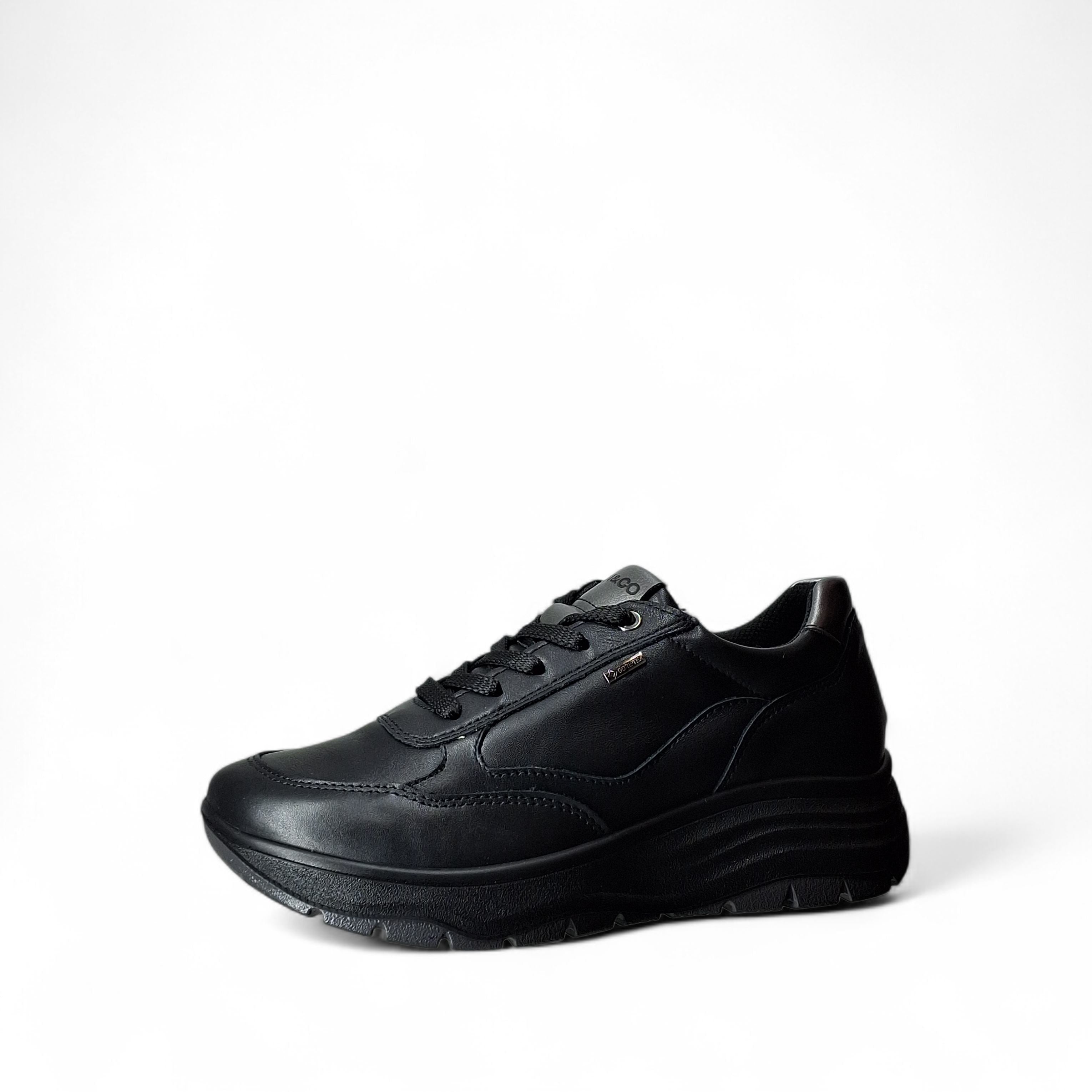 Igi&Co Scarpe Basse Stringate da Donna – Nero