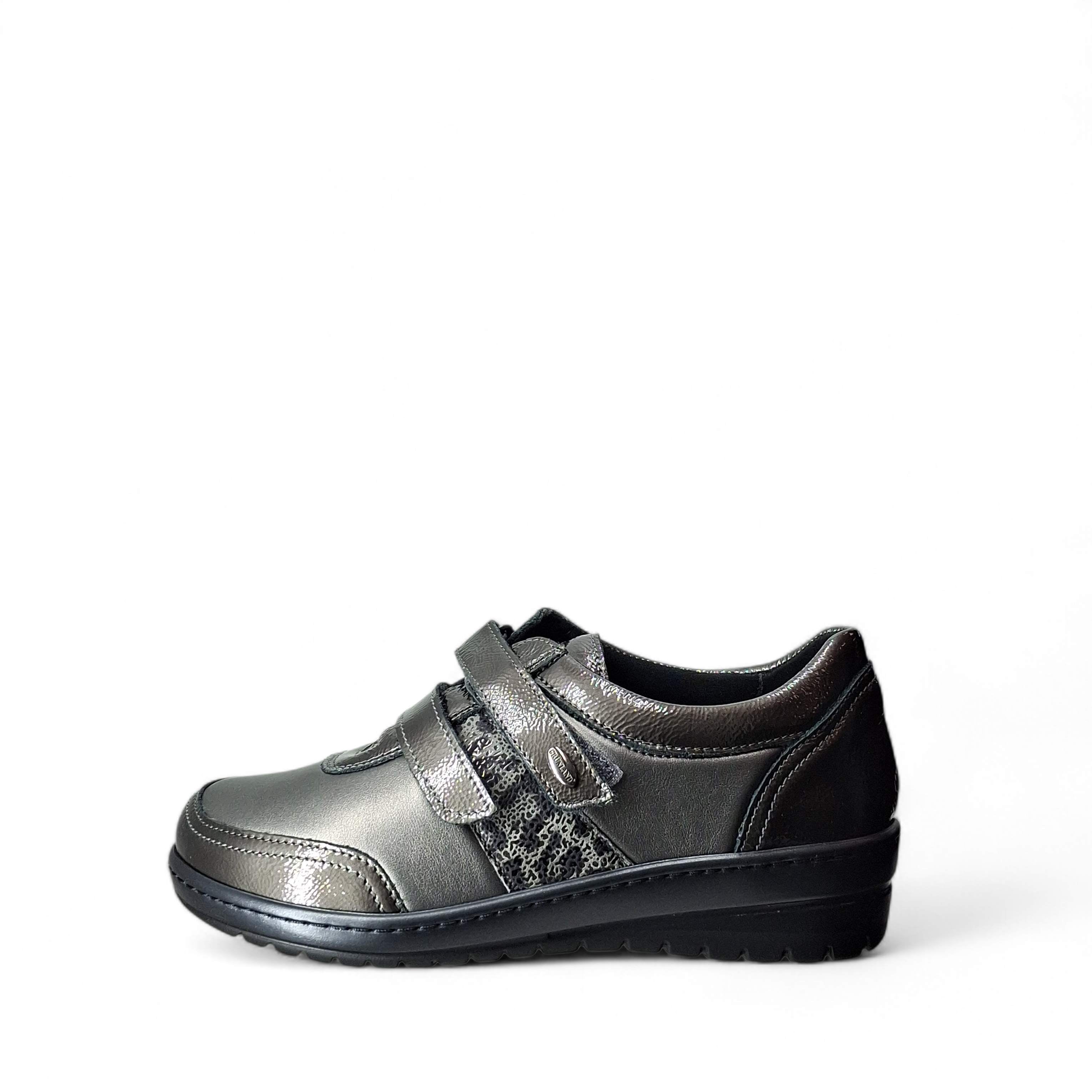 Grunland Scarpe Basse Senza Stringhe Sc da Donna – Antracite