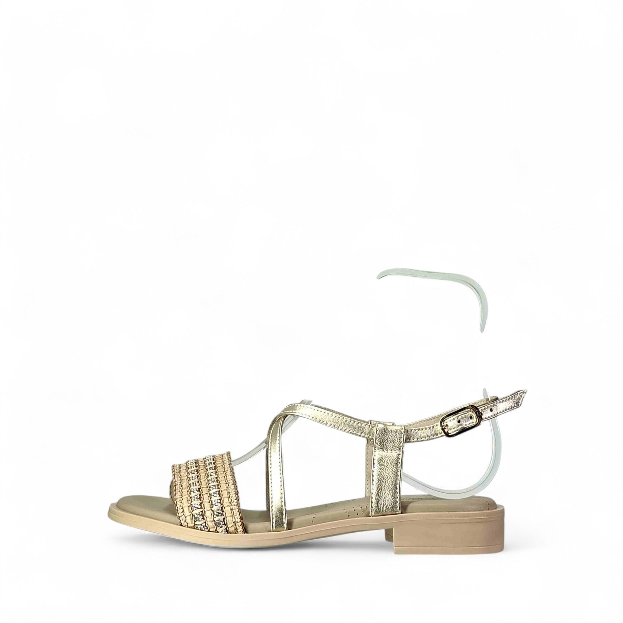 Nero Giardini Giada Sandali Bassi da Donna – Sabbia - E615900 D 418