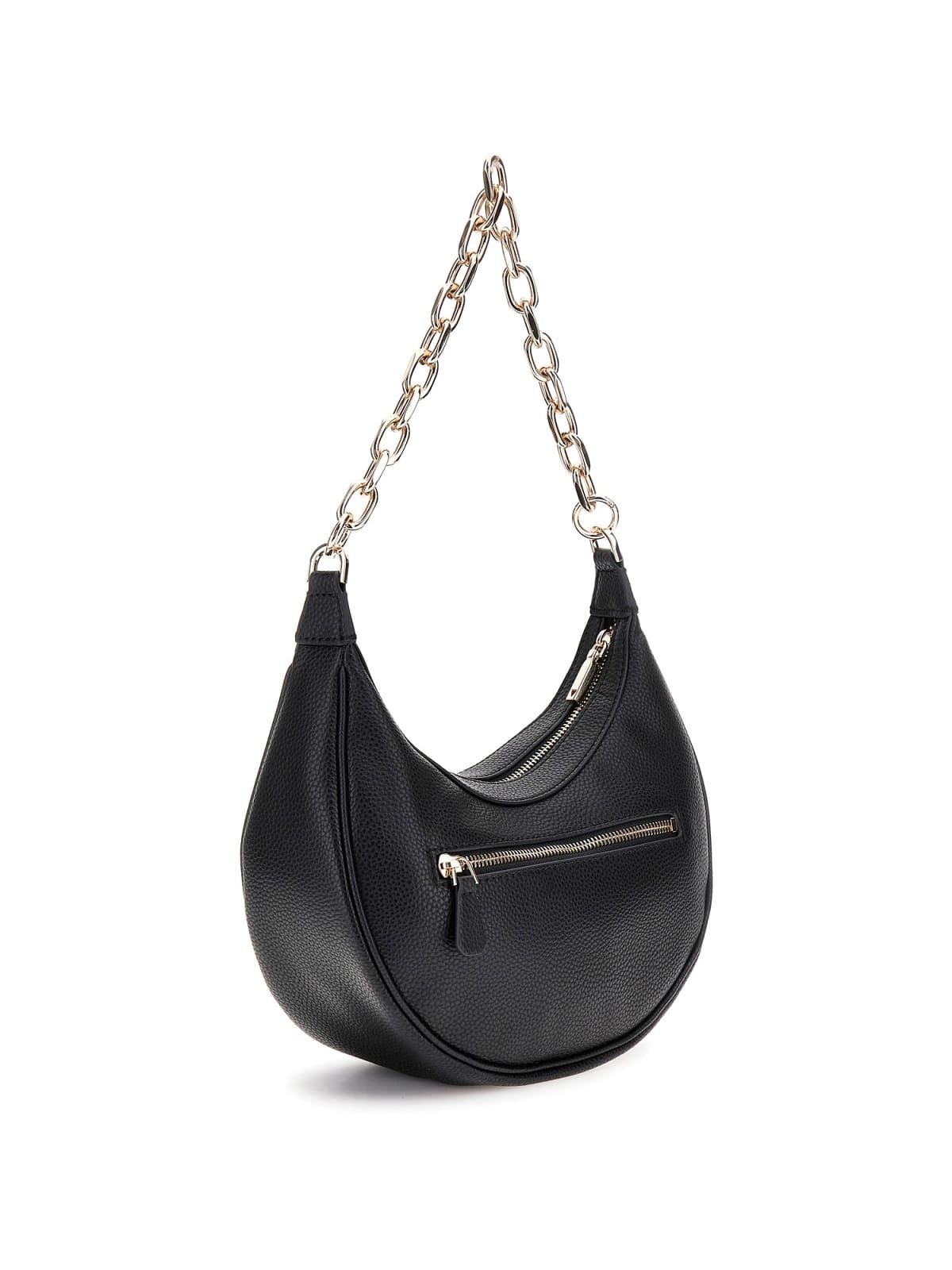 Guess Shopping Strutturate Circe Hobo Shoulder Bag da Donna – Nero