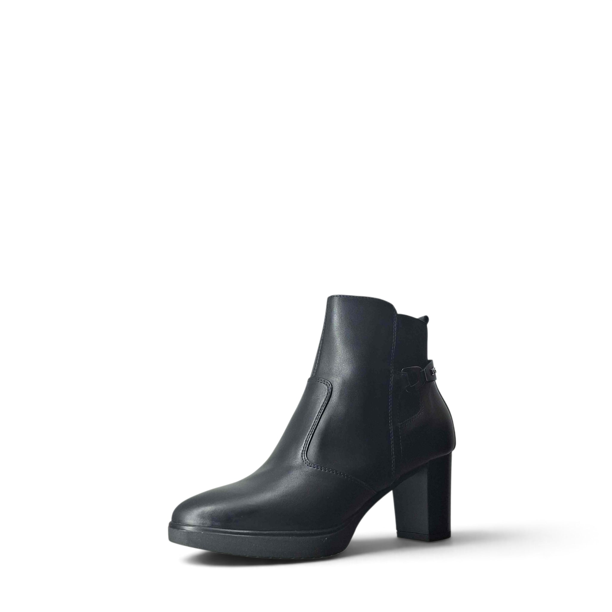 Nero Giardini Made In Italy Stivaletti Tondi Con Tacco da Donna – I617260D 100