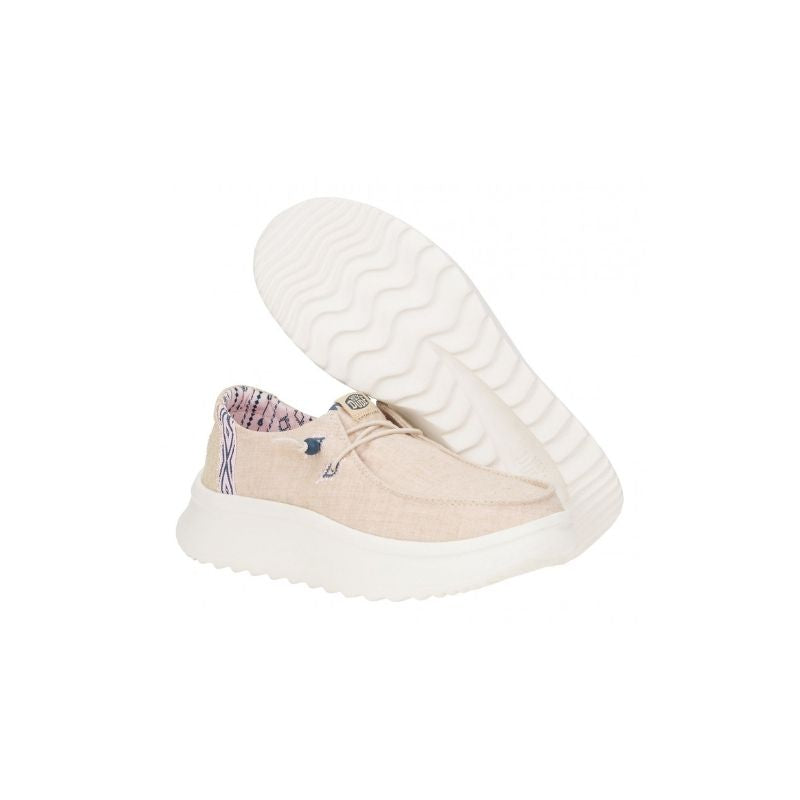 Dude Sneakers Basse Wendy Peak Chambray Woven W da Donna – Multicolor