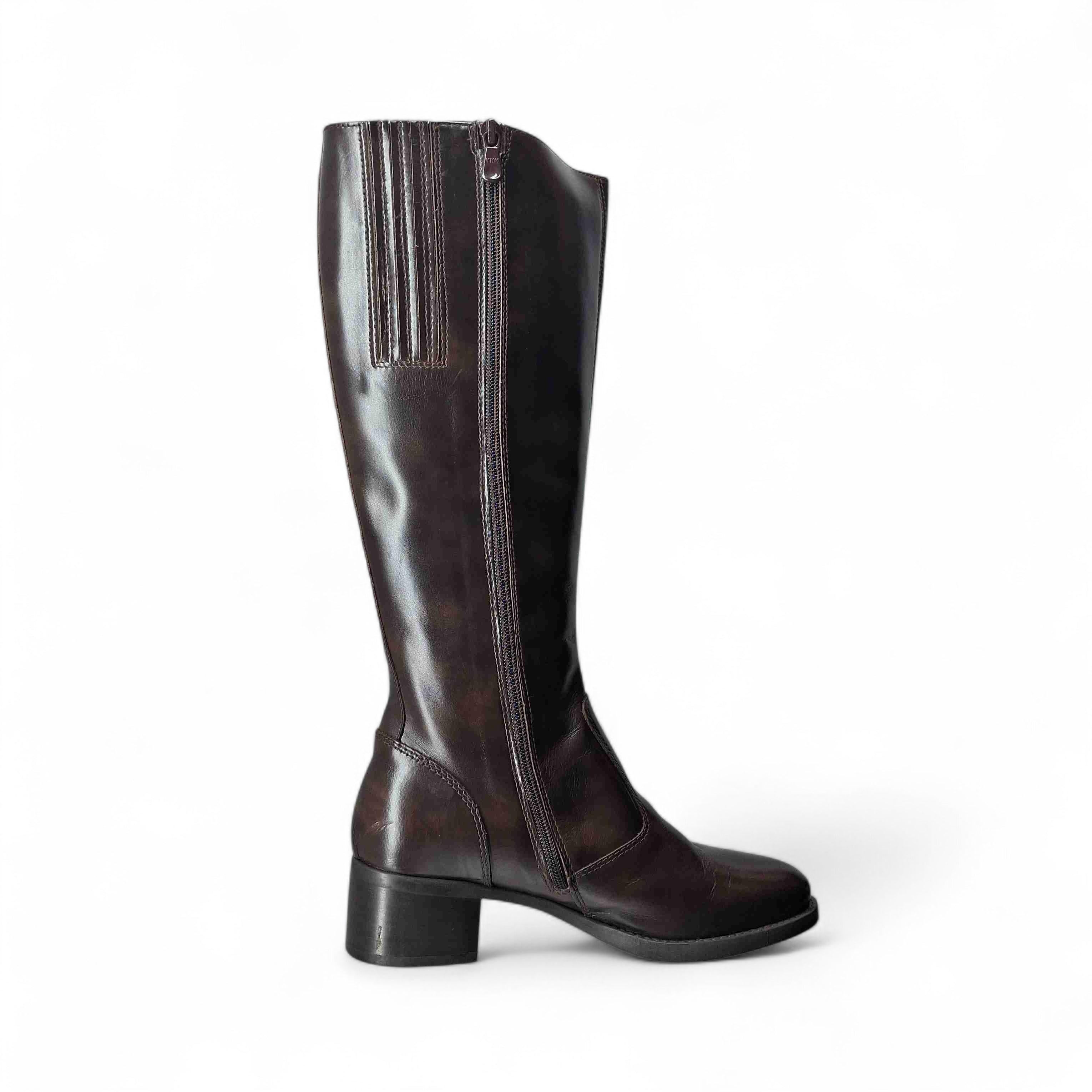 Nero Giardini Stivali con Tacco da Donna – Moro - I308800D 300