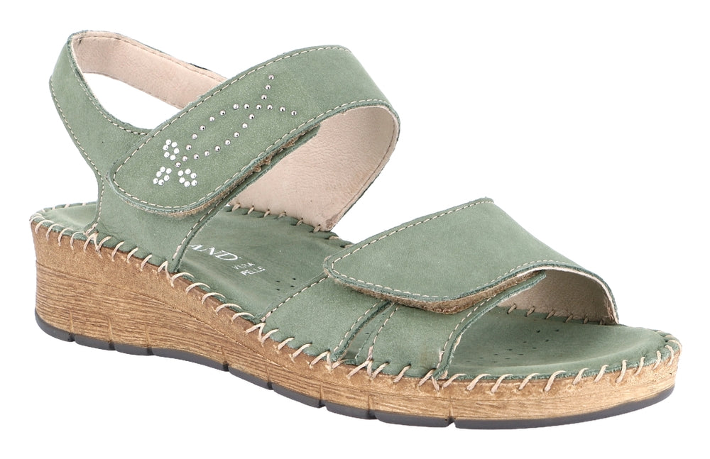 Grunland Sandali con Zeppa Sa da Donna – Beige