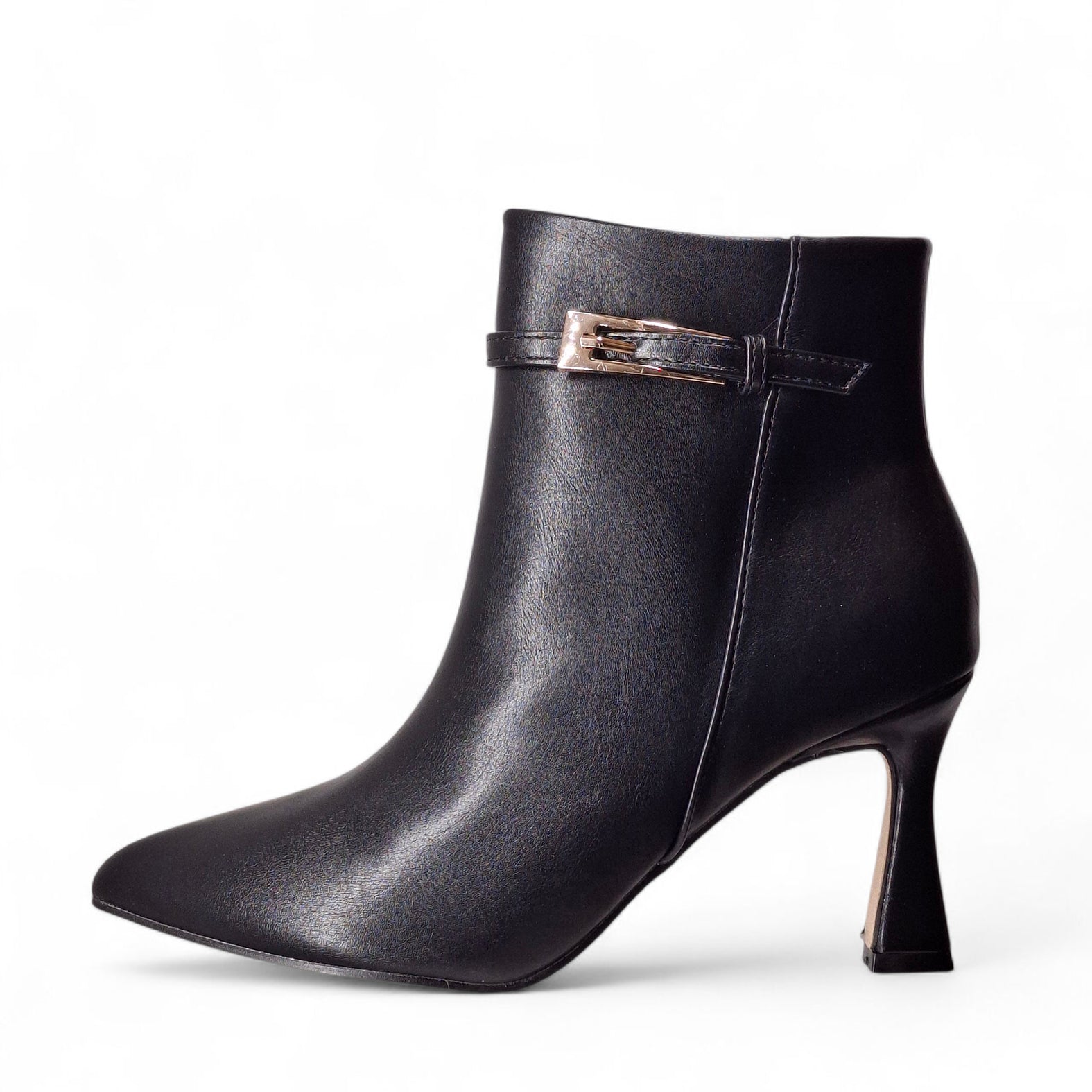 Kammi Stivaletti con Tacco da Donna – Nero