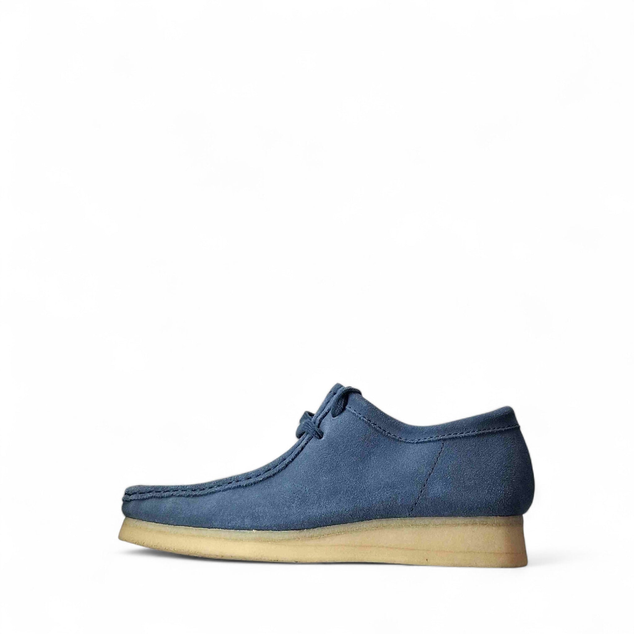 Clarks Wallabee Scarpe Basse Stringate da Uomo – Blu - 140975 WALLABE