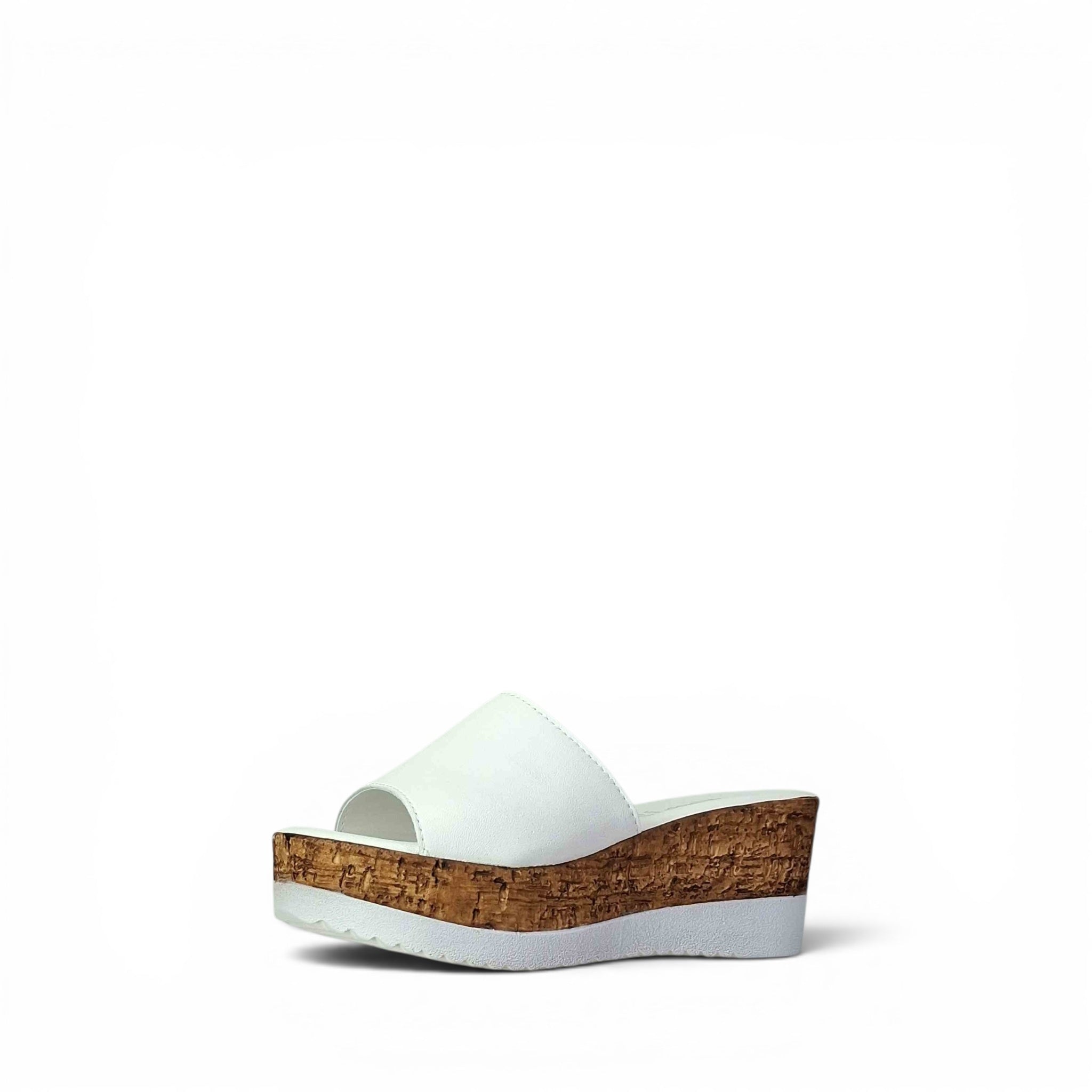 Pierago Michela Sandali Con Zeppa da Donna – 2331 BIANCO